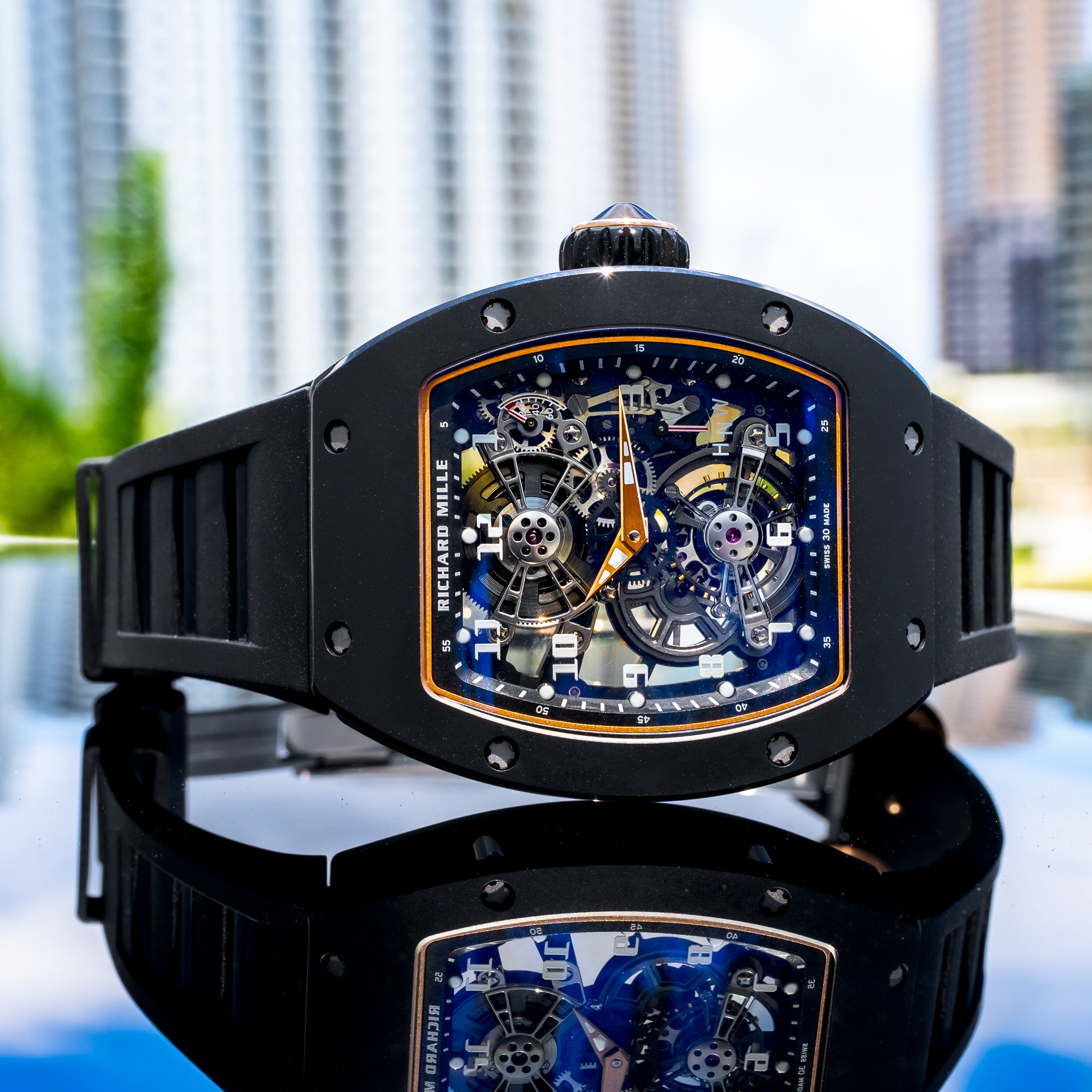 2022 Richard Mille RM17-01 Black Ceramic Manual Winding Tourbillon