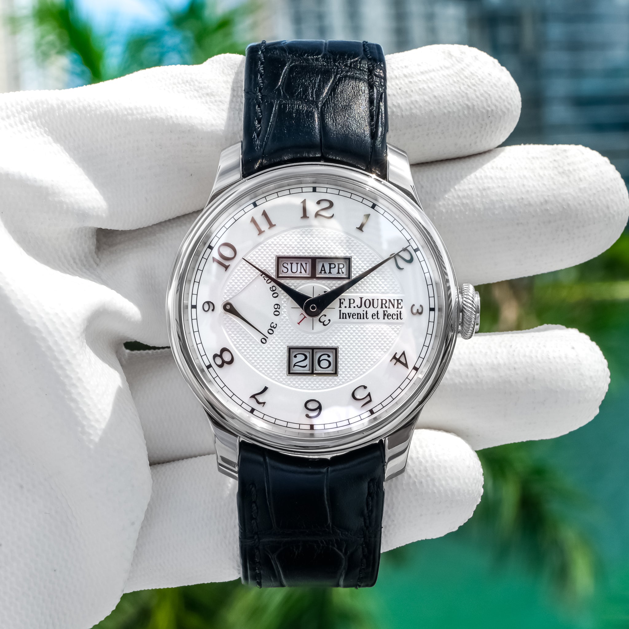 F.P. Journe Quantième Perpétuel Platinum White Dial 40mm