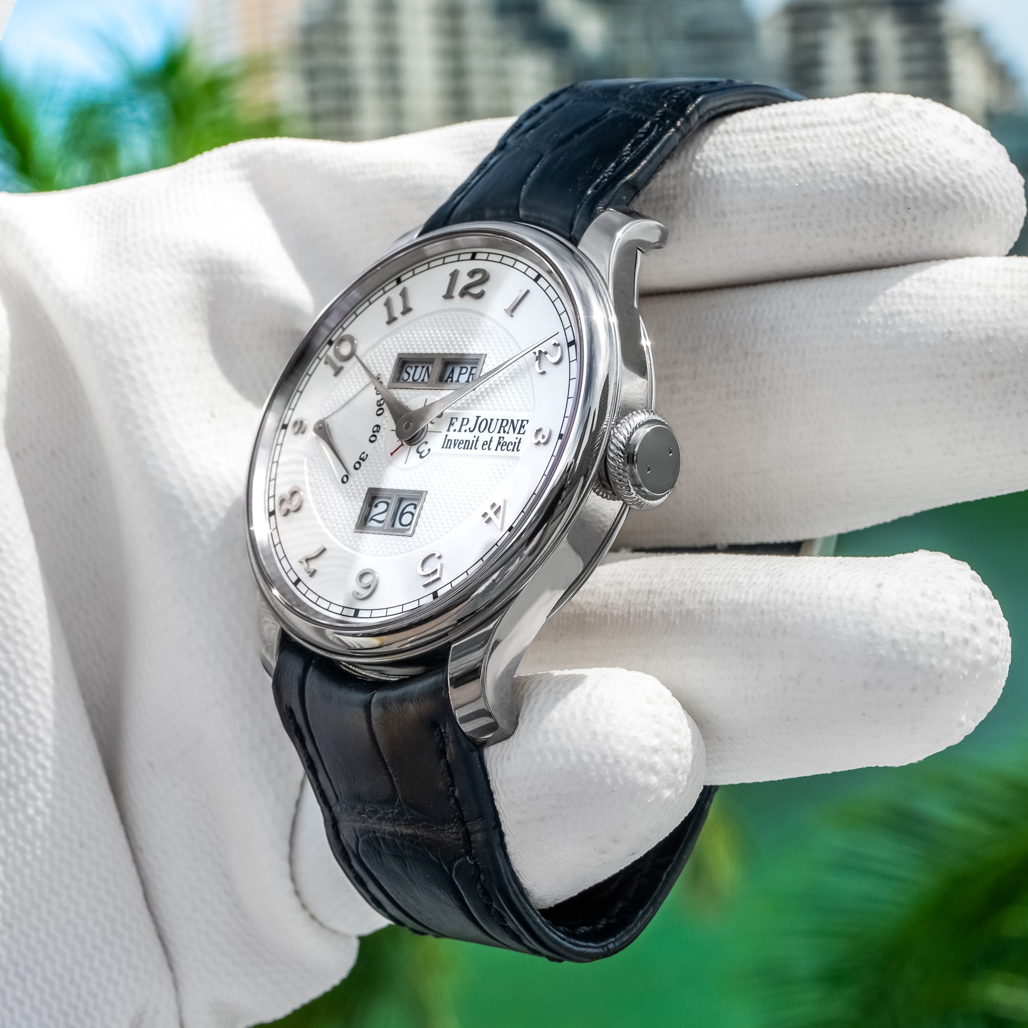 F.P. Journe Quantième Perpétuel Platinum White Dial 40mm