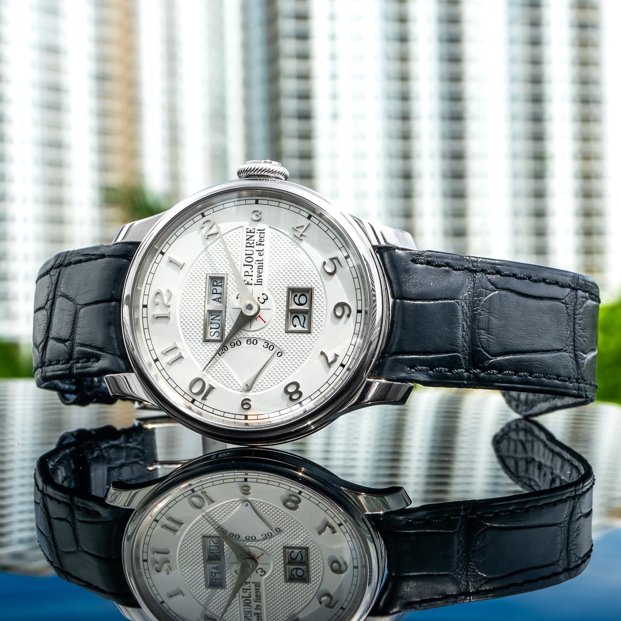 F.P. Journe Quantième Perpétuel Platinum White Dial 40mm