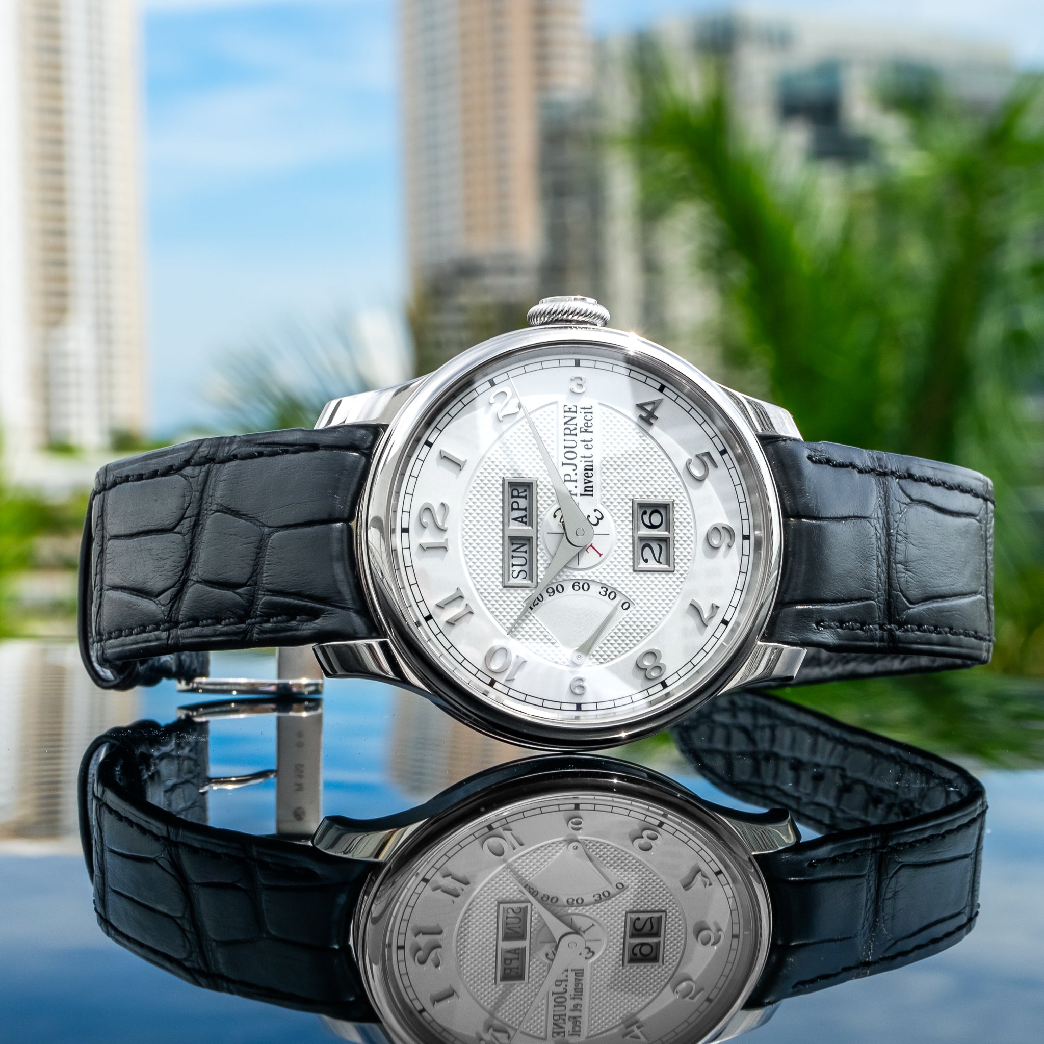 F.P. Journe Quantième Perpétuel Platinum White Dial 40mm