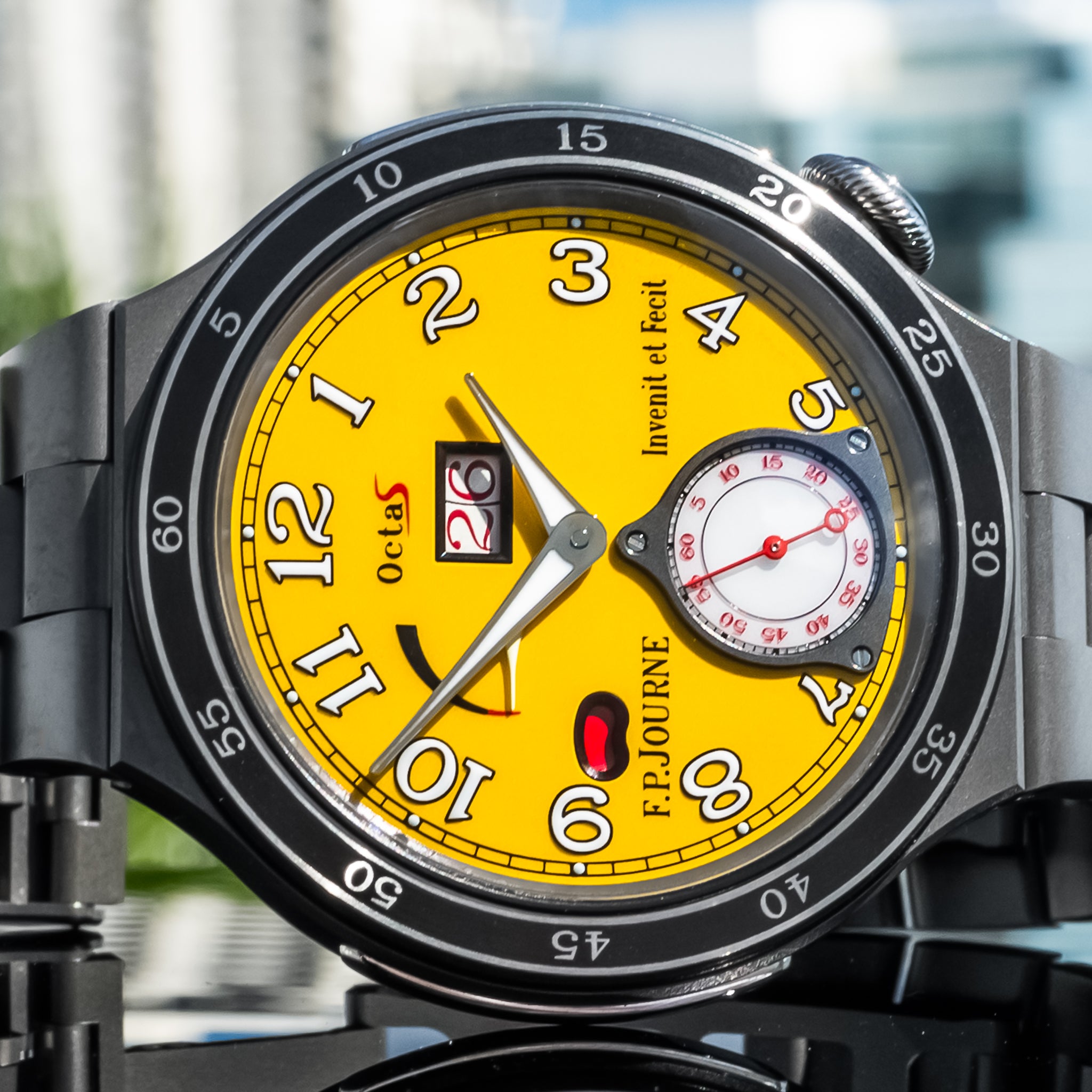 F.P. Journe LineSport Automatique Reserve Yellow Dial Titanium 44mm