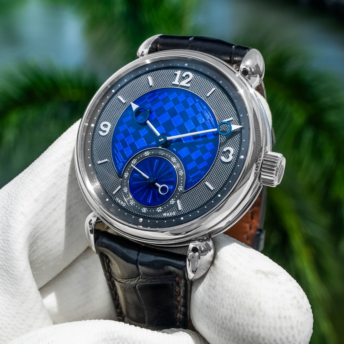 2024 Voutilainen Vingt-8 "Optical Illusion" Platinum 39mm