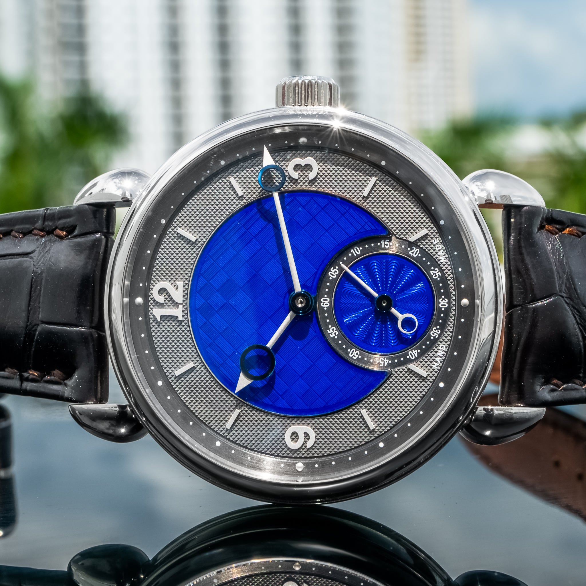 2024 Voutilainen Vingt-8 "Optical Illusion" Platinum 39mm