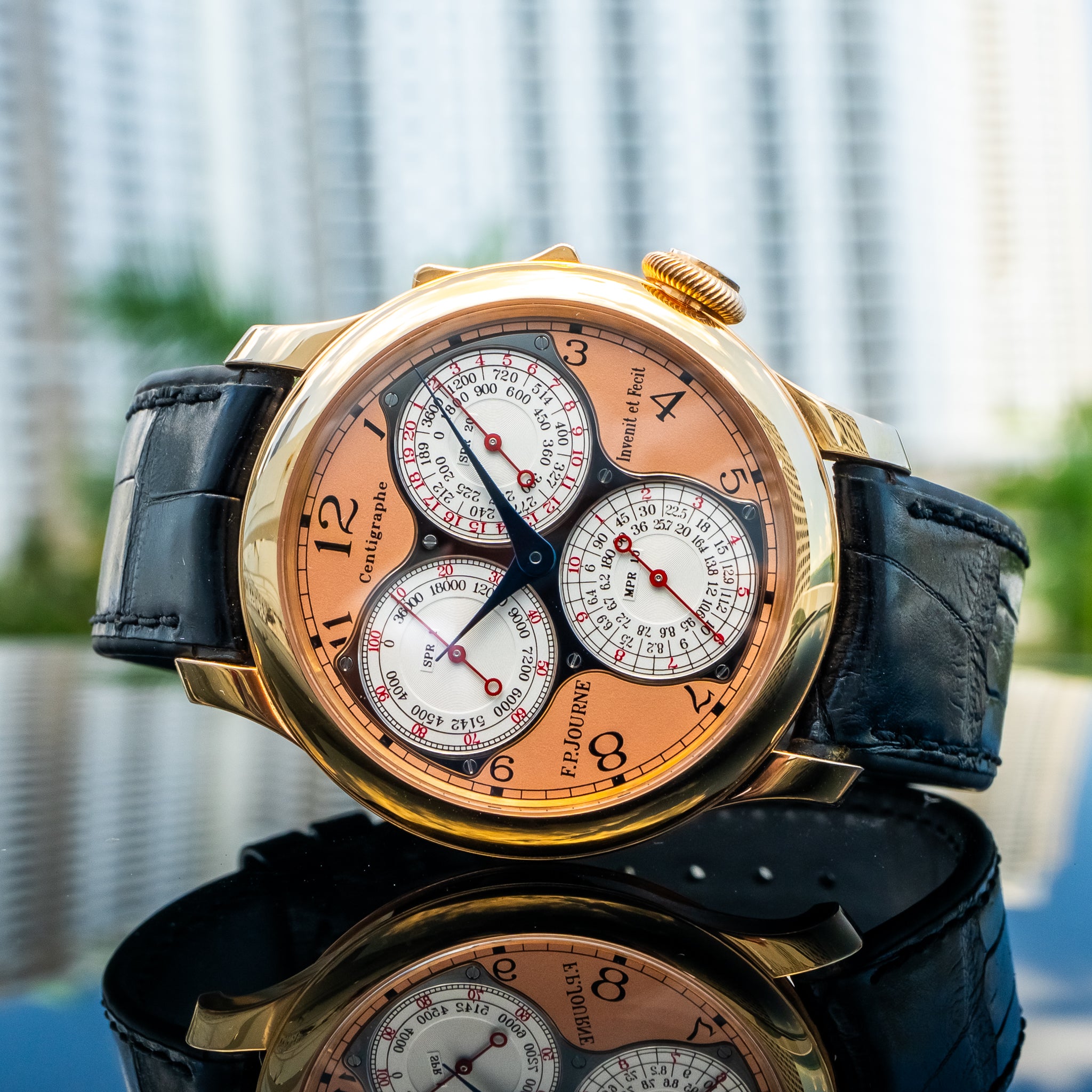 F.P. Journe Centigraphe Souverain Salmon Dial 40mm