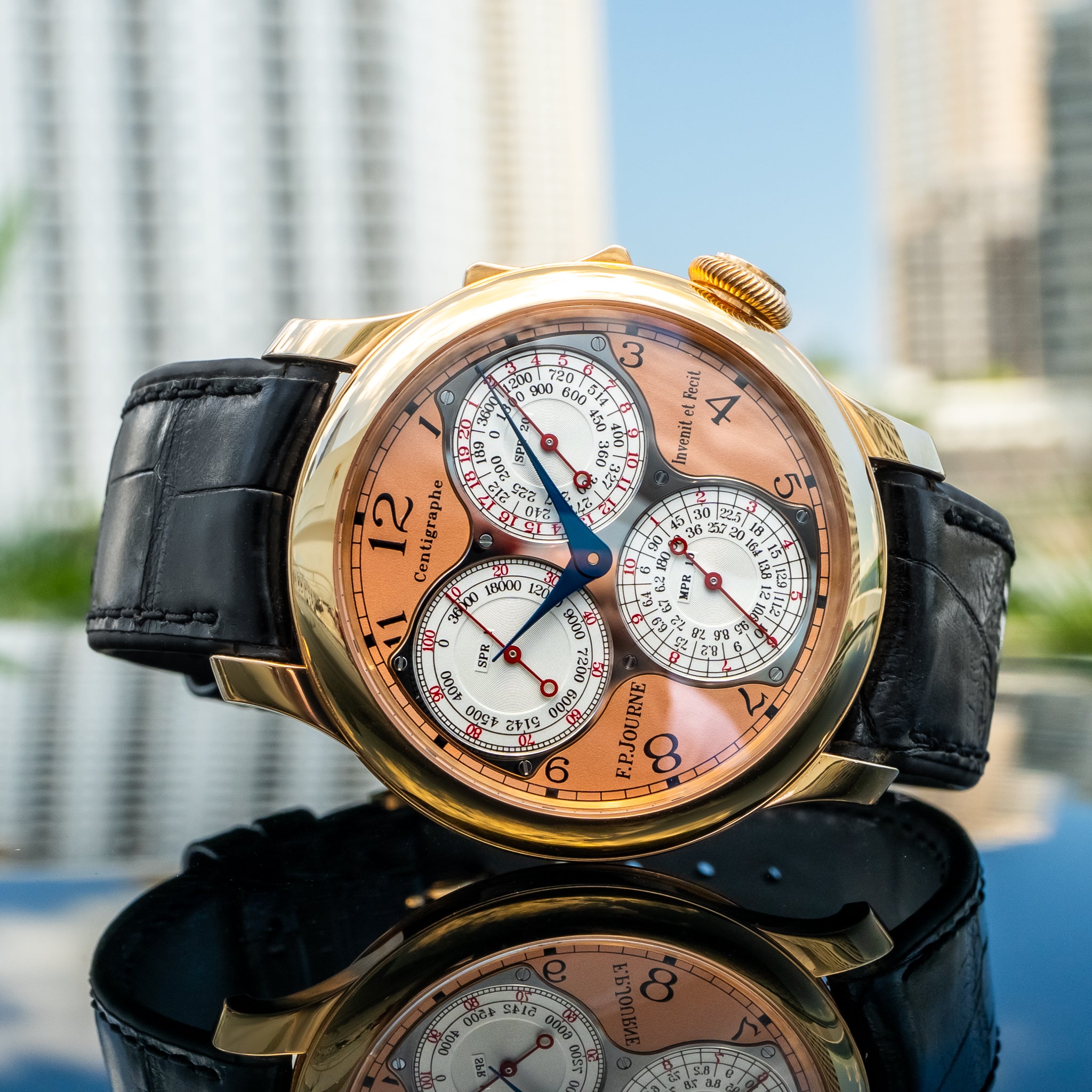 F.P. Journe Centigraphe Souverain Salmon Dial 40mm
