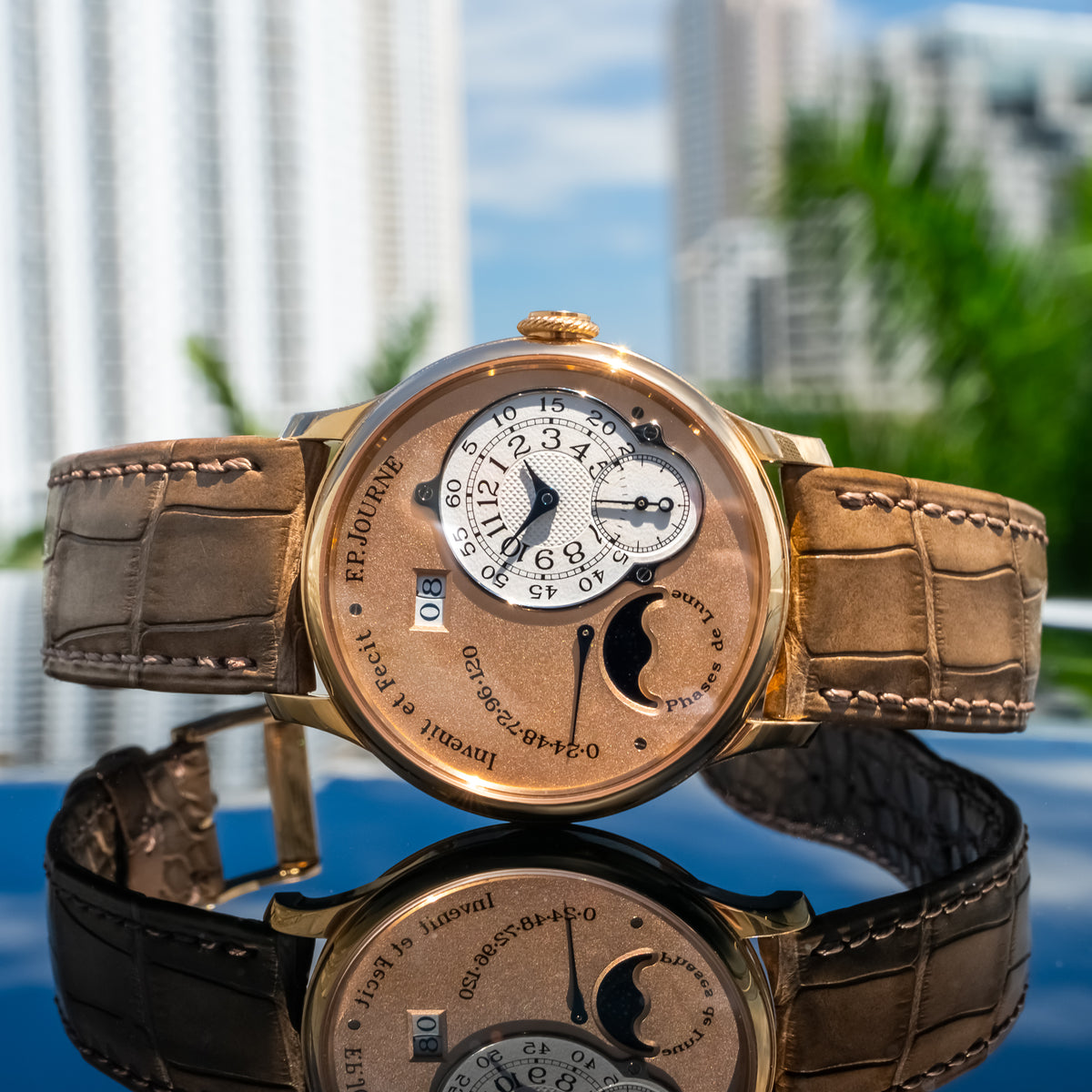 F.P. Journe Octa Lune 03L Brass Movement Rose Gold 38mm