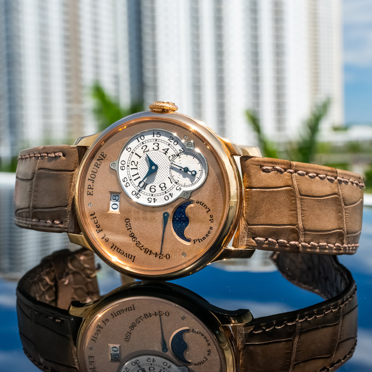F.P. Journe Octa Lune 03L Brass Movement Rose Gold 38mm