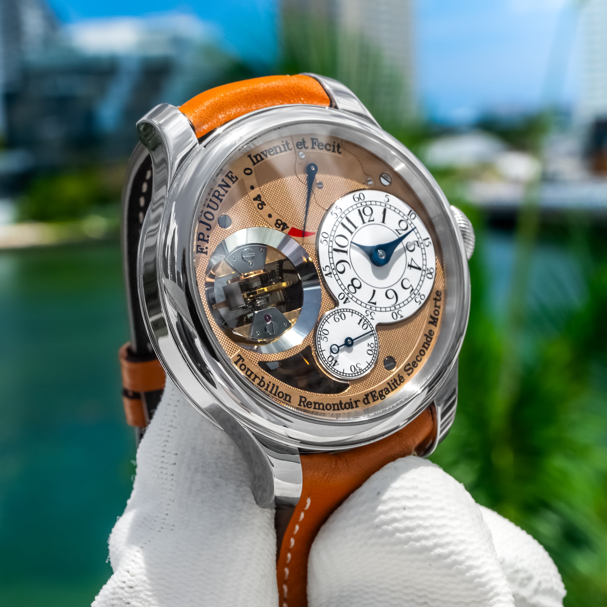 F.P. Journe Tourbillon Souverain TV Platinum 42mm