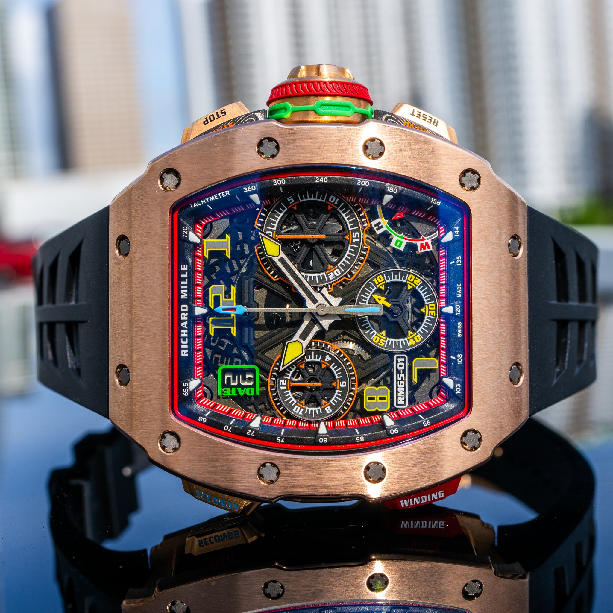 Richard Mille RM 65-01 Automatic Chronograph Full Rose Gold