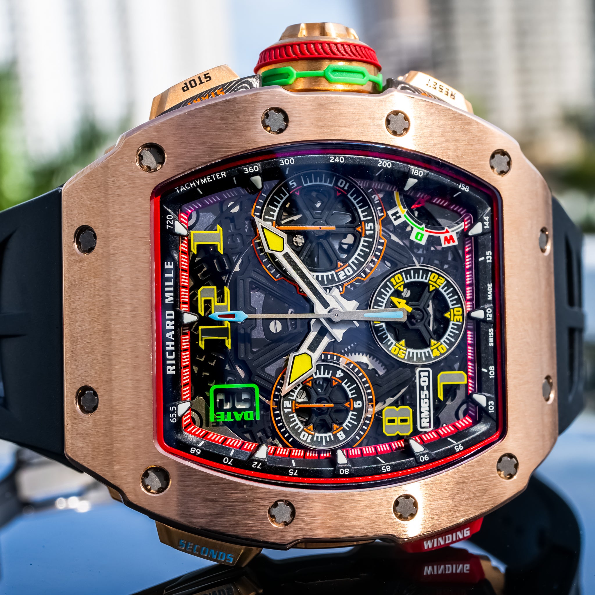 Richard Mille RM 65-01 Automatic Chronograph Full Rose Gold