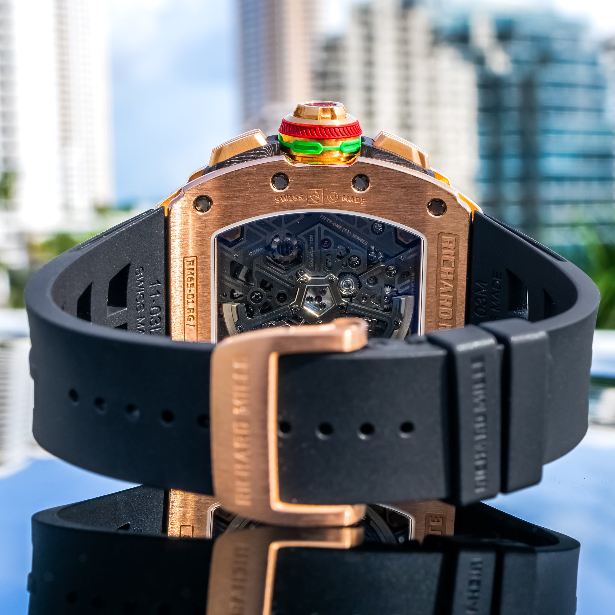 Richard Mille RM 65-01 Automatic Chronograph Full Rose Gold