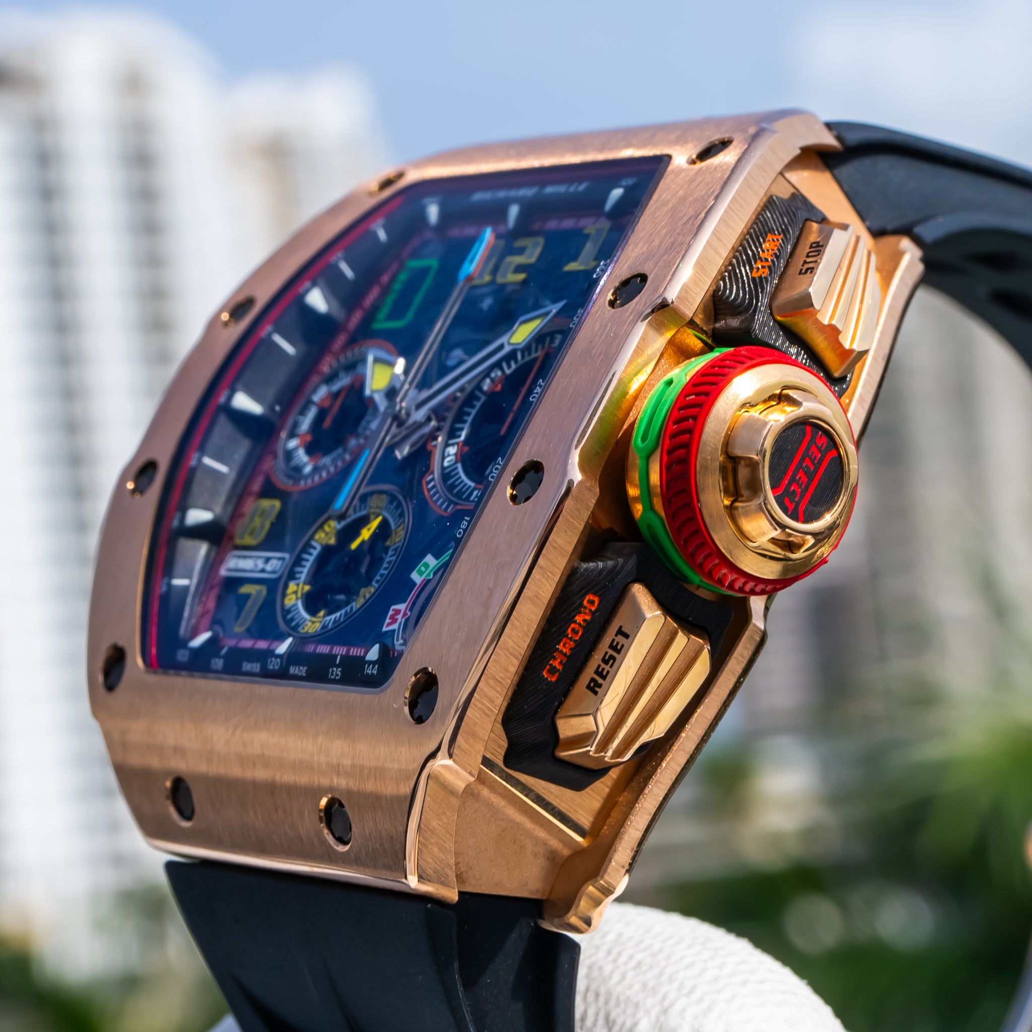 Richard Mille RM 65-01 Automatic Chronograph Full Rose Gold