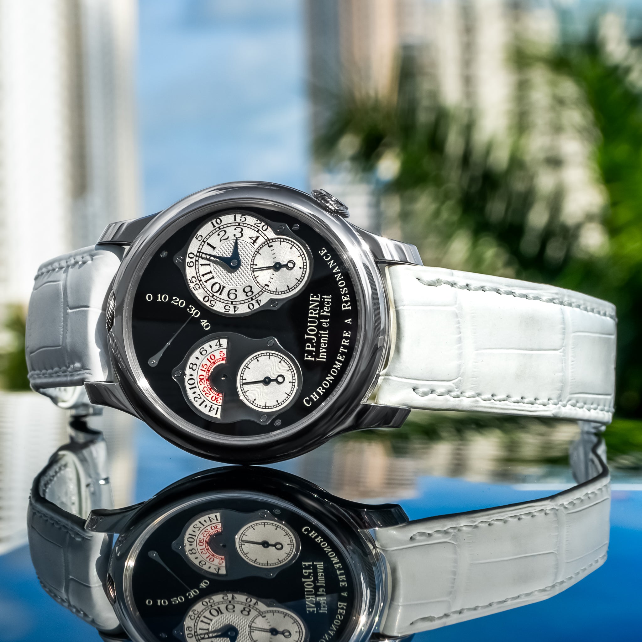 F.P. Journe Chronomètre À Résonance 'Parking Meter' Black Label 40mm