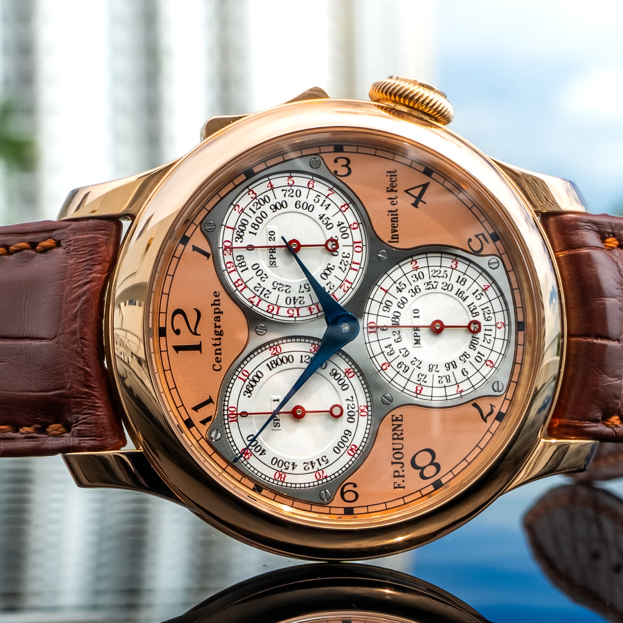 F.P. Journe Centigraphe Souverain Salmon Dial 40mm