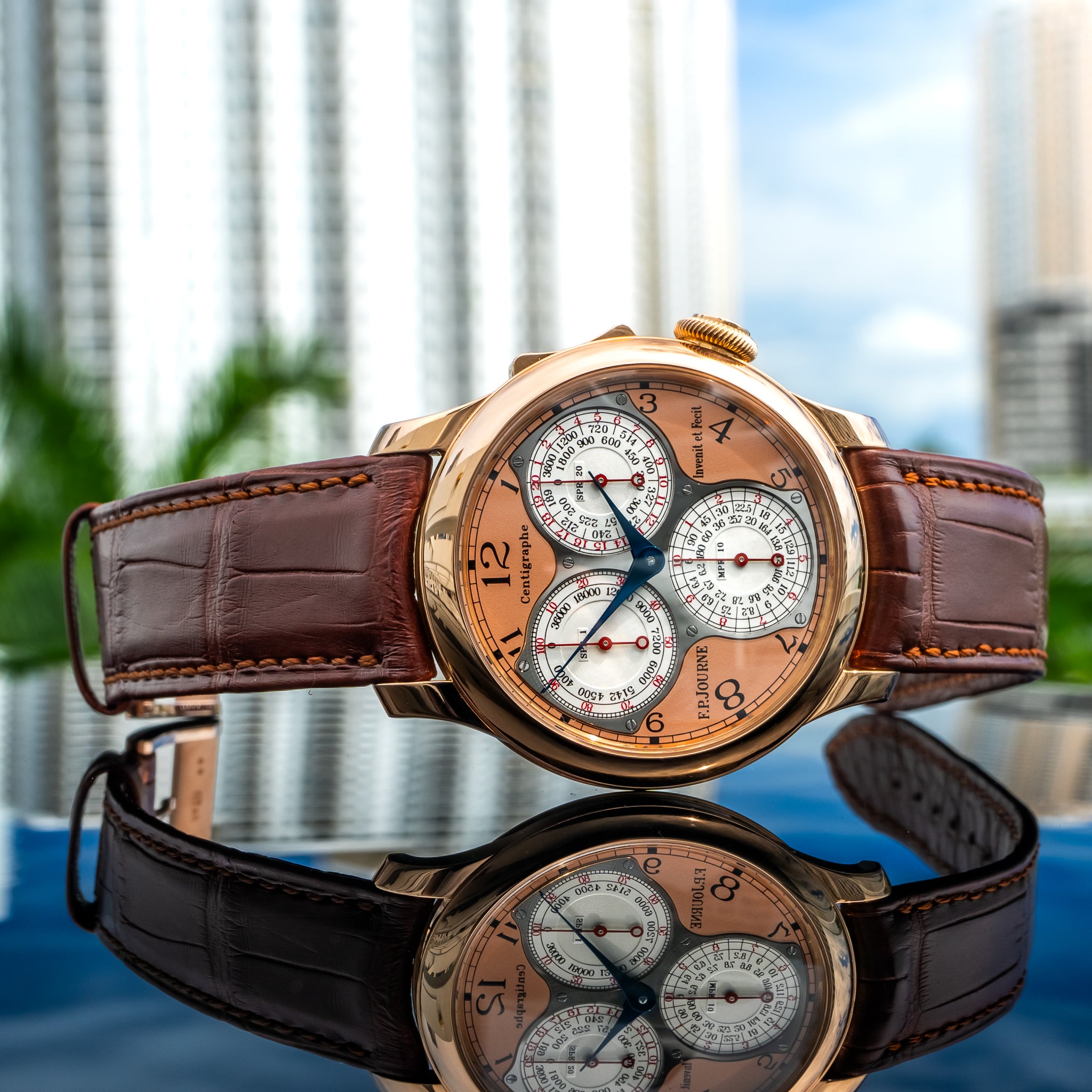 F.P. Journe Centigraphe Souverain Salmon Dial 40mm