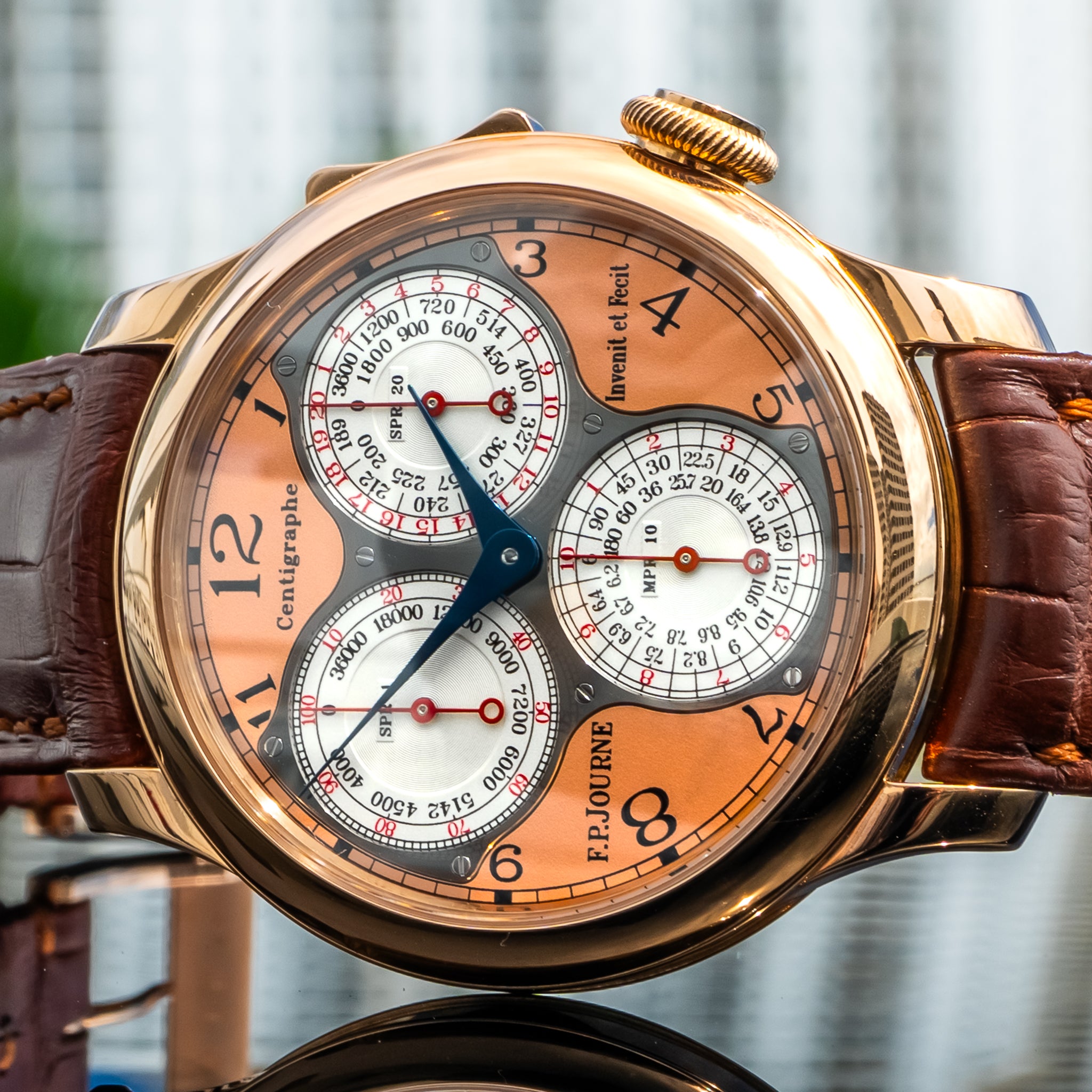 F.P. Journe Centigraphe Souverain Salmon Dial 40mm