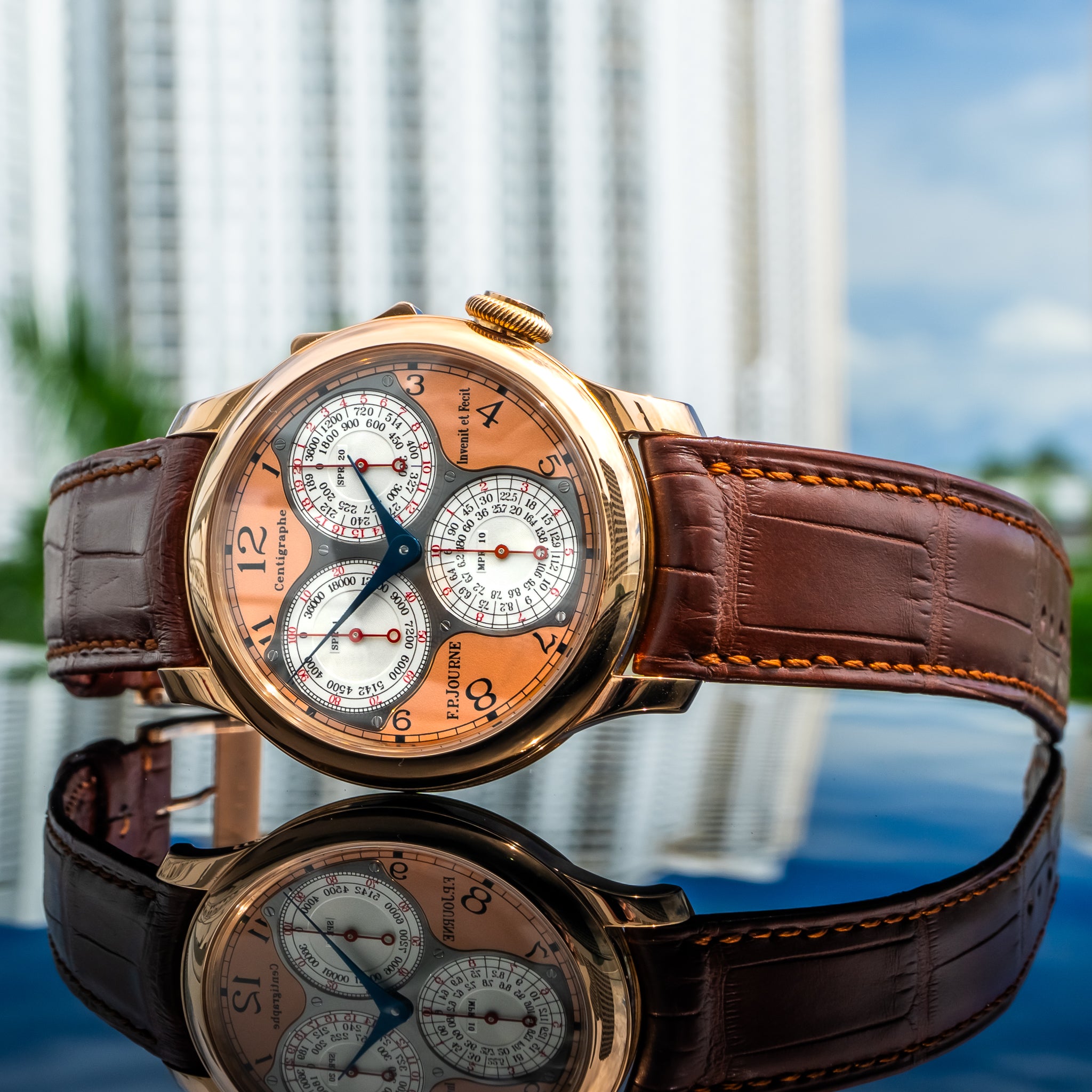 F.P. Journe Centigraphe Souverain Salmon Dial 40mm