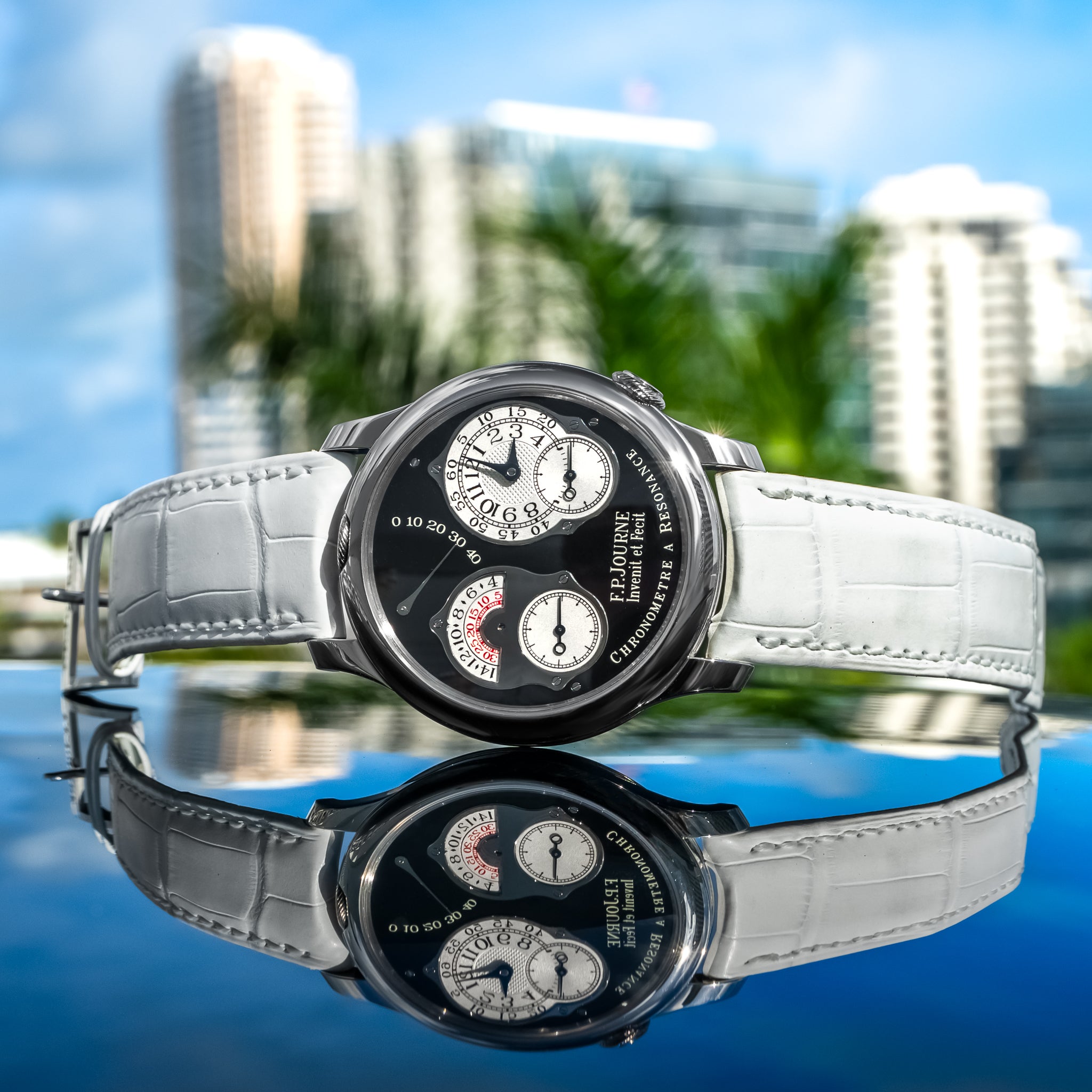 F.P. Journe Chronomètre À Résonance 'Parking Meter' Black Label 40mm