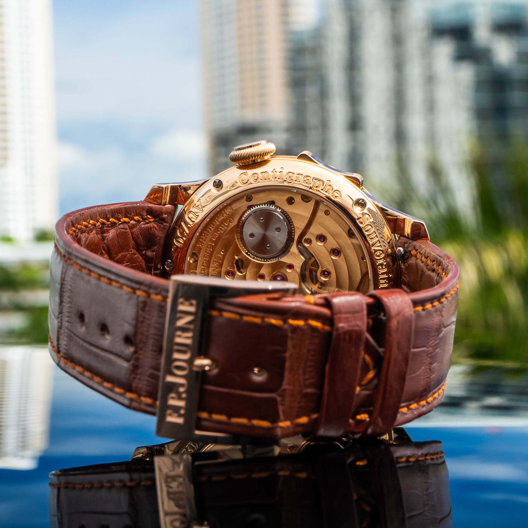 F.P. Journe Centigraphe Souverain Salmon Dial 40mm