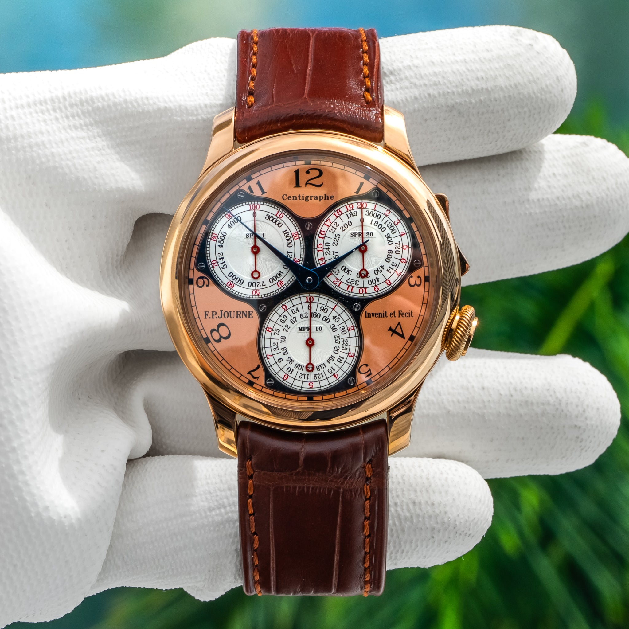 F.P. Journe Centigraphe Souverain Salmon Dial 40mm