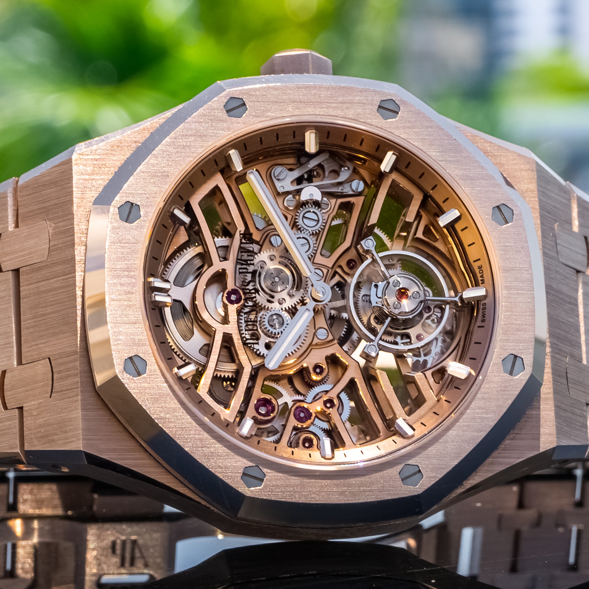 Audemars Piguet 26735SG Sand Gold Royal Oak Flying Tourbillon Openworked 41mm