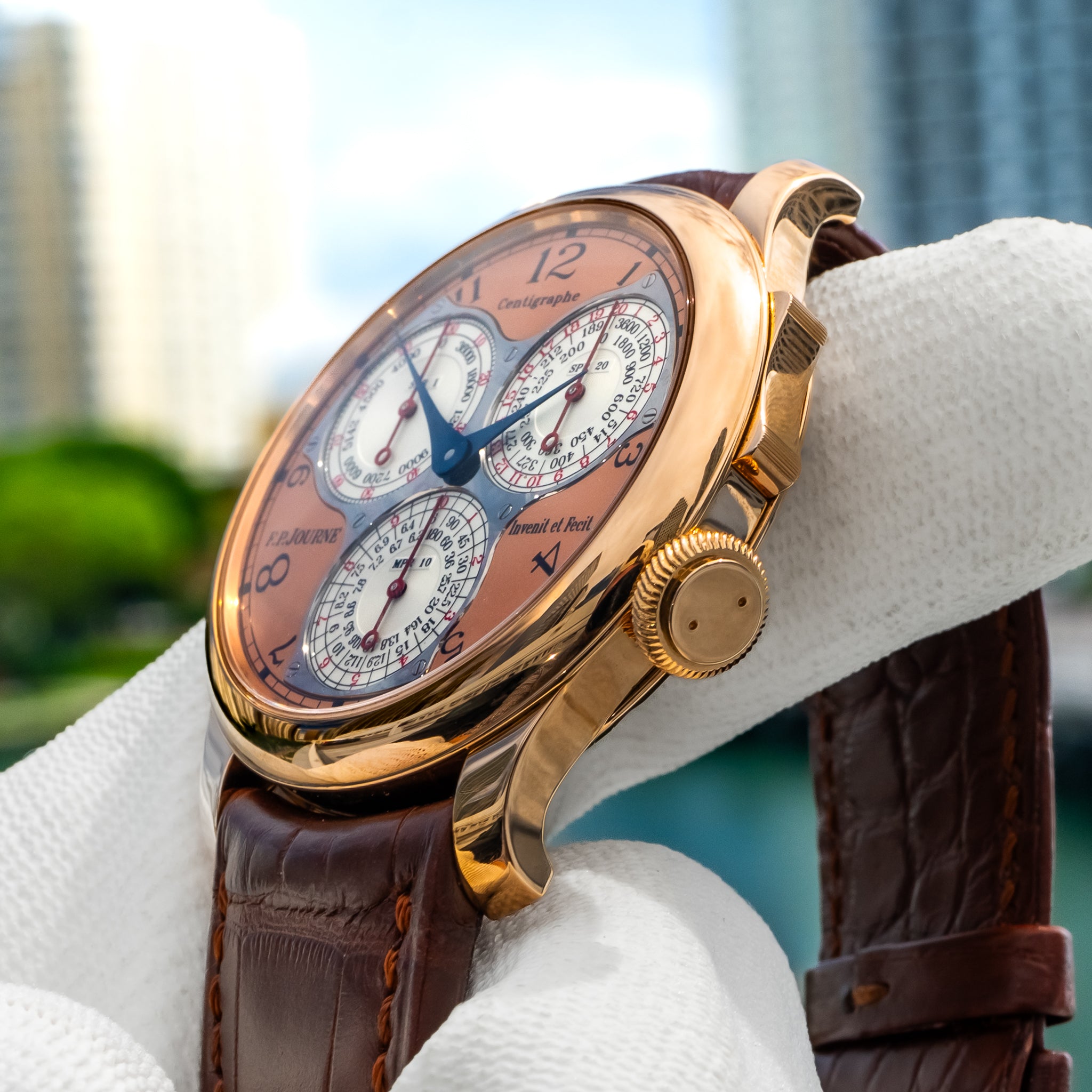 F.P. Journe Centigraphe Souverain Salmon Dial 40mm