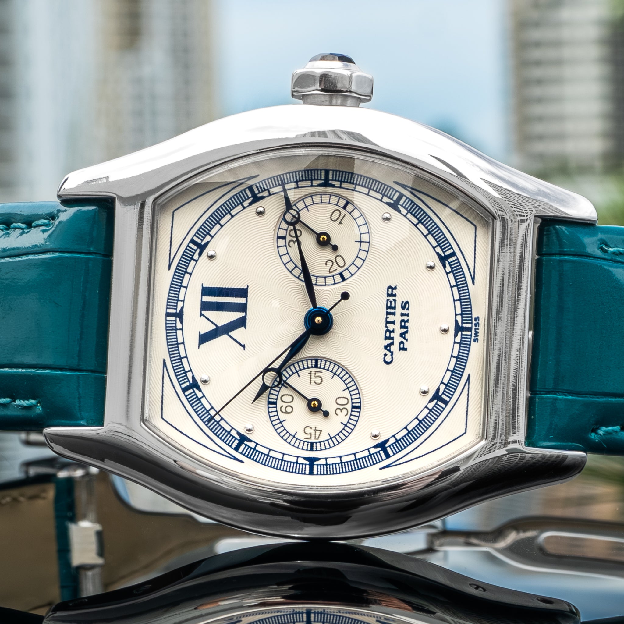 Cartier 2396 Tortue Monopusher 35mm x 45mm