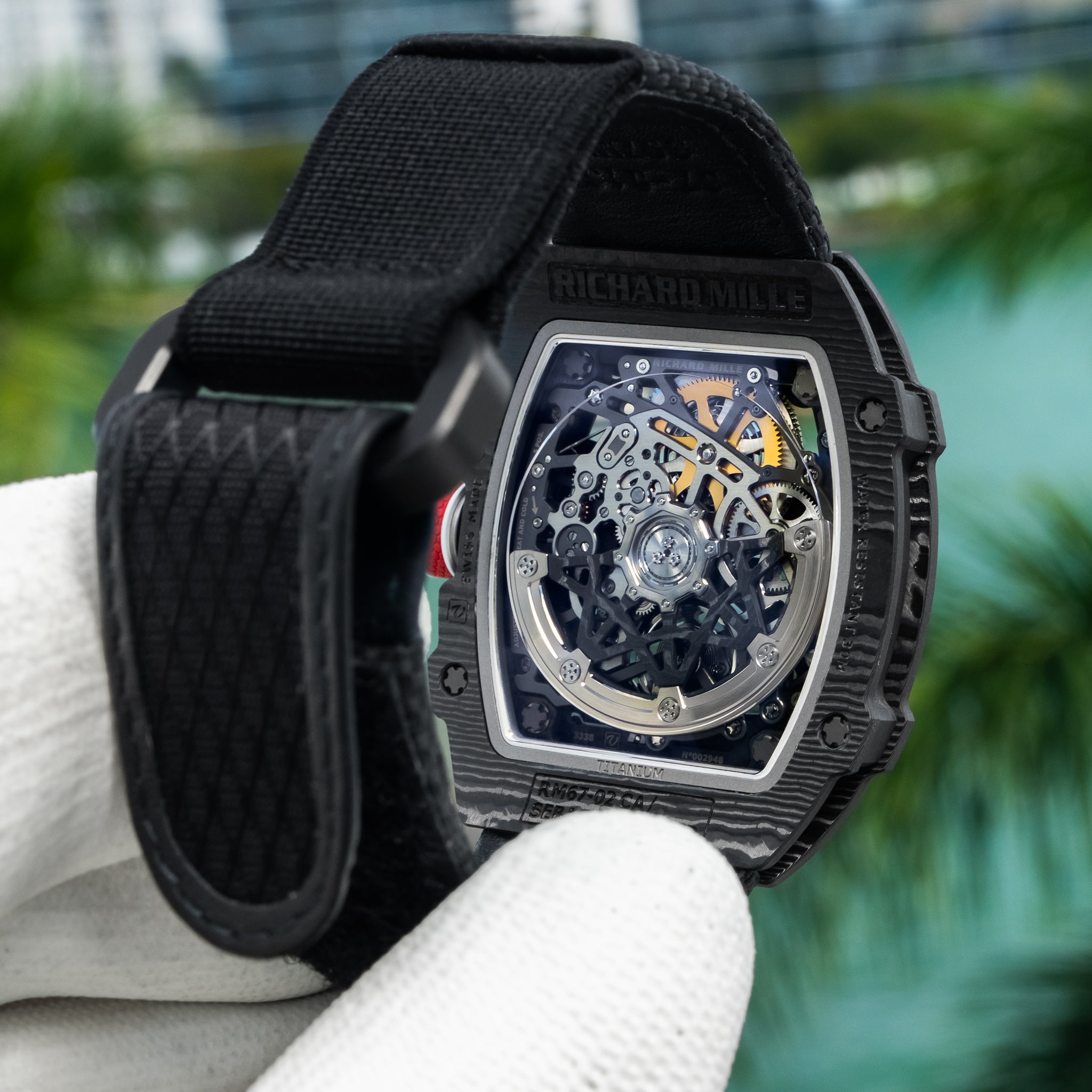YMOD！OMP製　WRC（ダブルアールシー） ブラックレザー！美品！ 2025 Richard Mille RM67-02 Sebastien Ogier