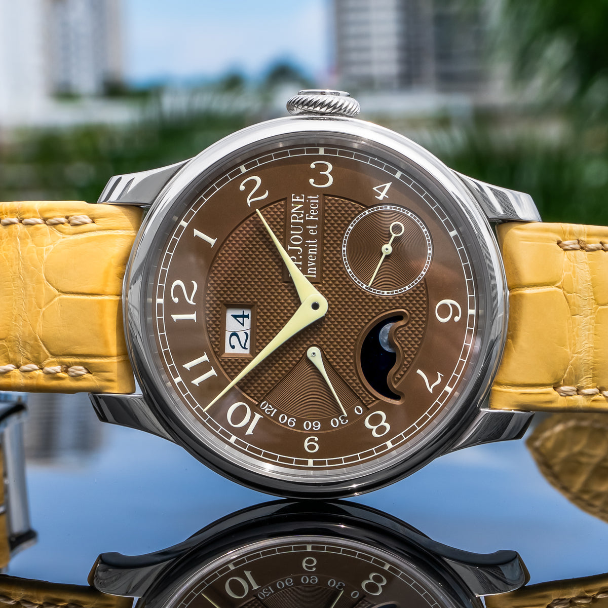 F.P. Journe AL2 Octa Automatique Lune Havana Dial 40mm