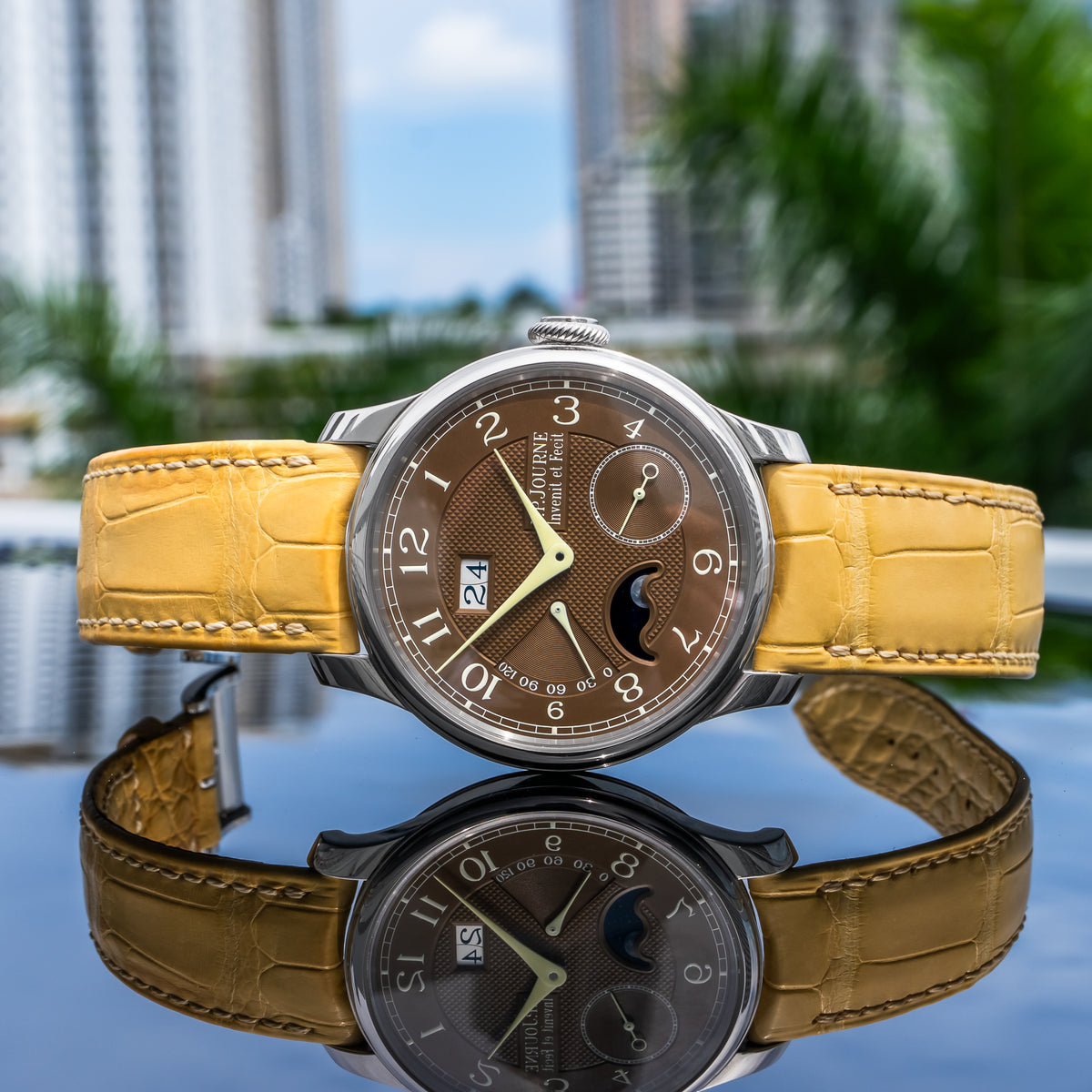 F.P. Journe AL2 Octa Automatique Lune Havana Dial 40mm