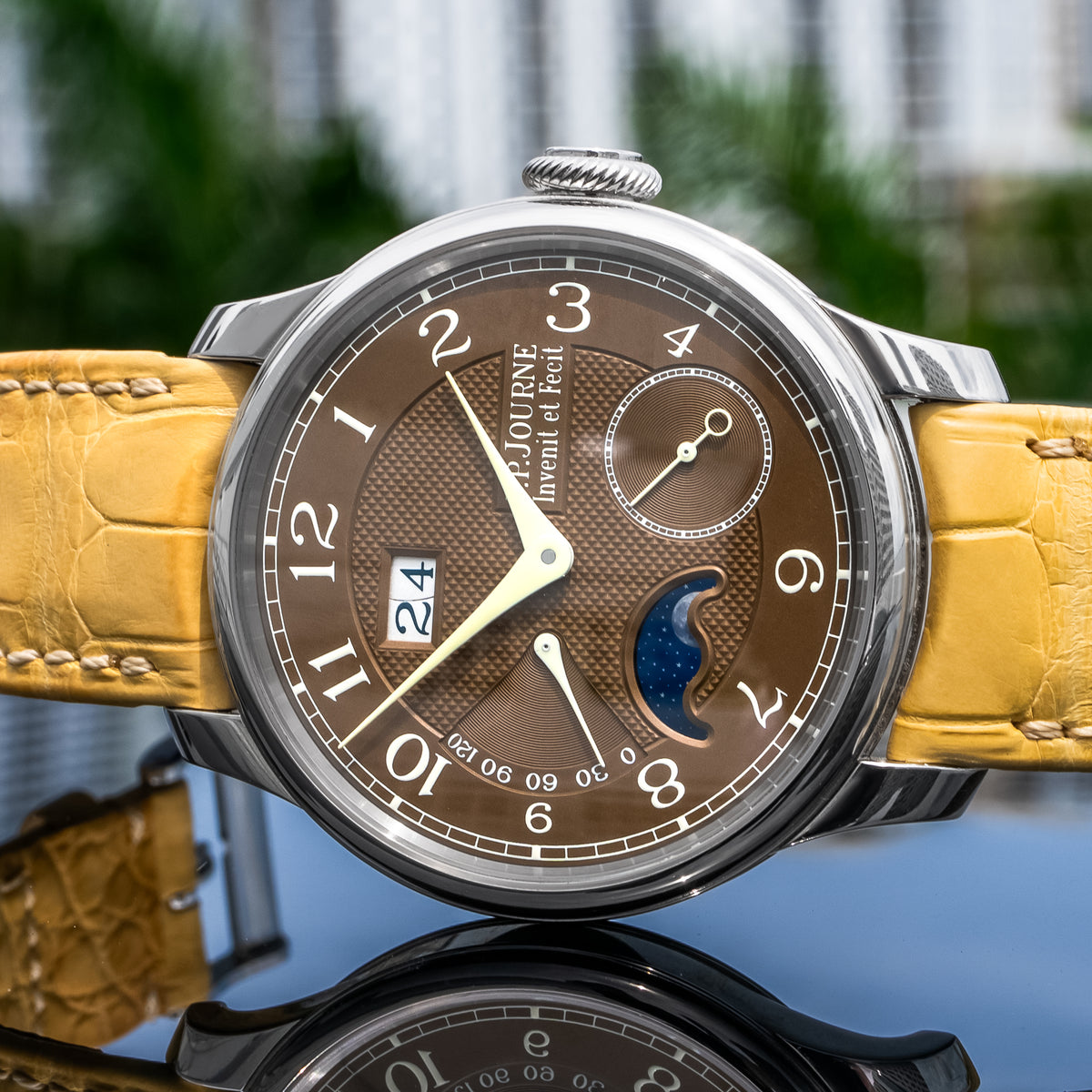 F.P. Journe AL2 Octa Automatique Lune Havana Dial 40mm