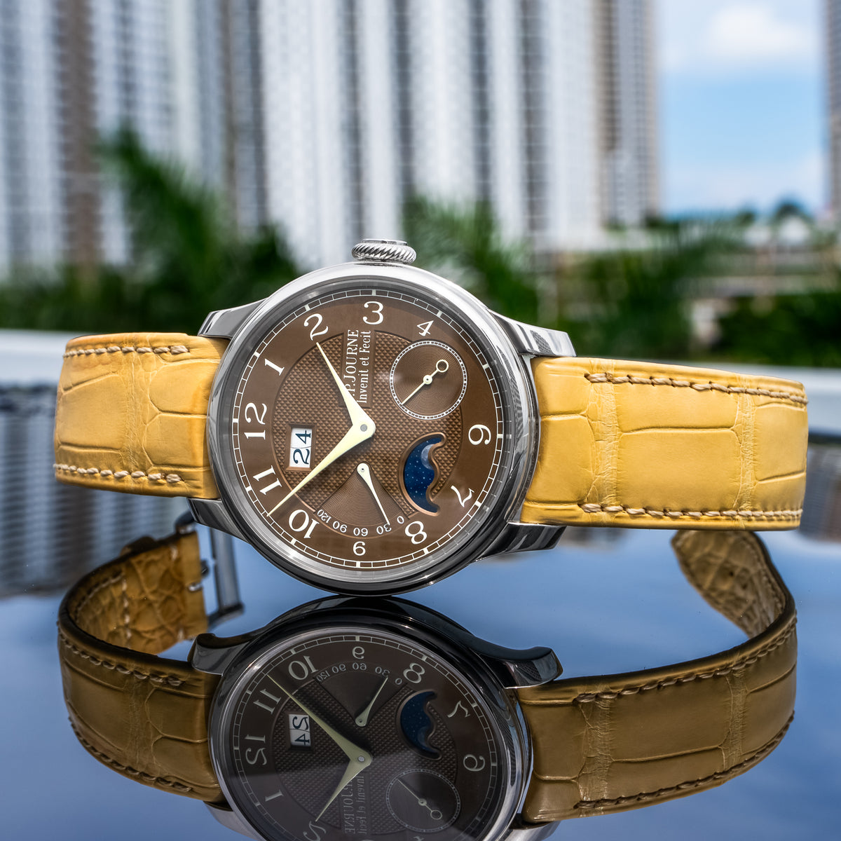 F.P. Journe AL2 Octa Automatique Lune Havana Dial 40mm