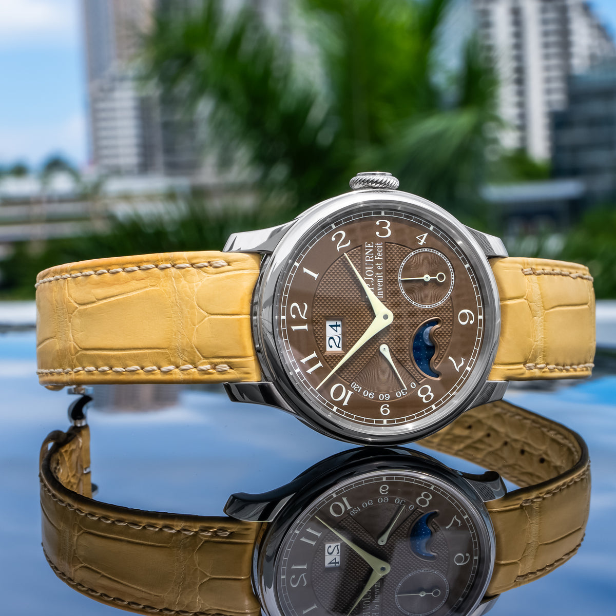 F.P. Journe AL2 Octa Automatique Lune Havana Dial 40mm