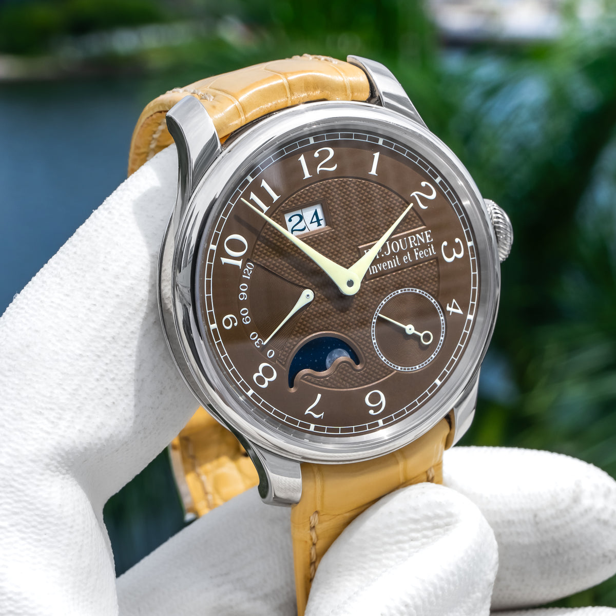 F.P. Journe AL2 Octa Automatique Lune Havana Dial 40mm