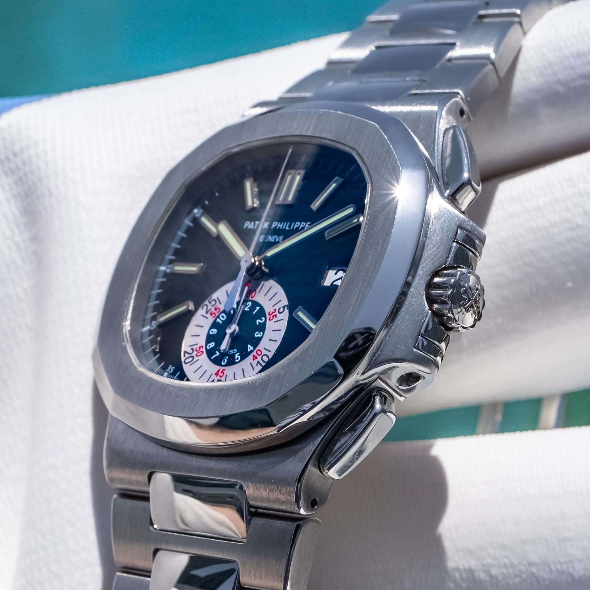 2007 Patek Philippe 5980/1A Nautilus Travel Time Chronograph