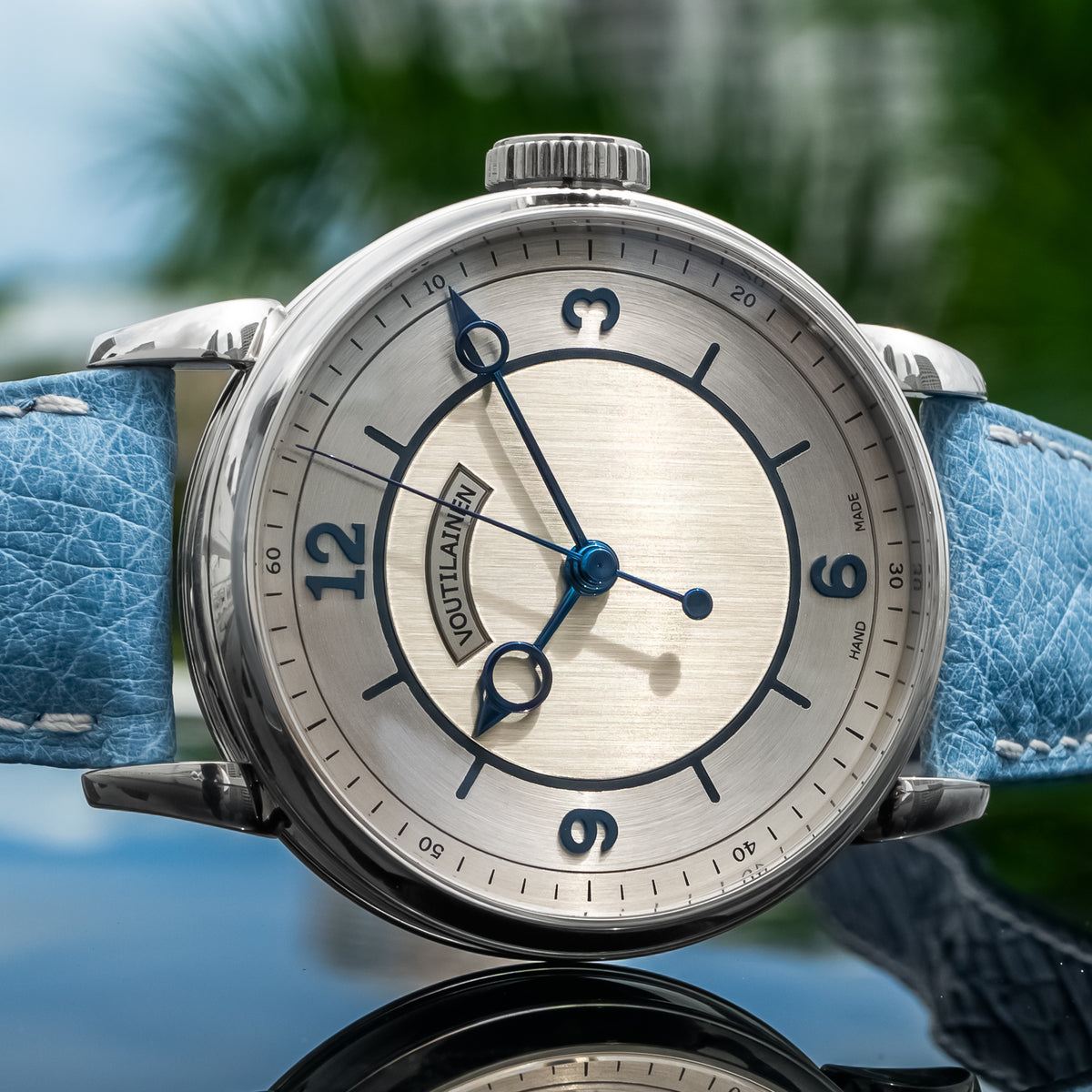 Kari Voutilainen 28SC-AC "Sector Dial" Stainless Steel 38.5mm