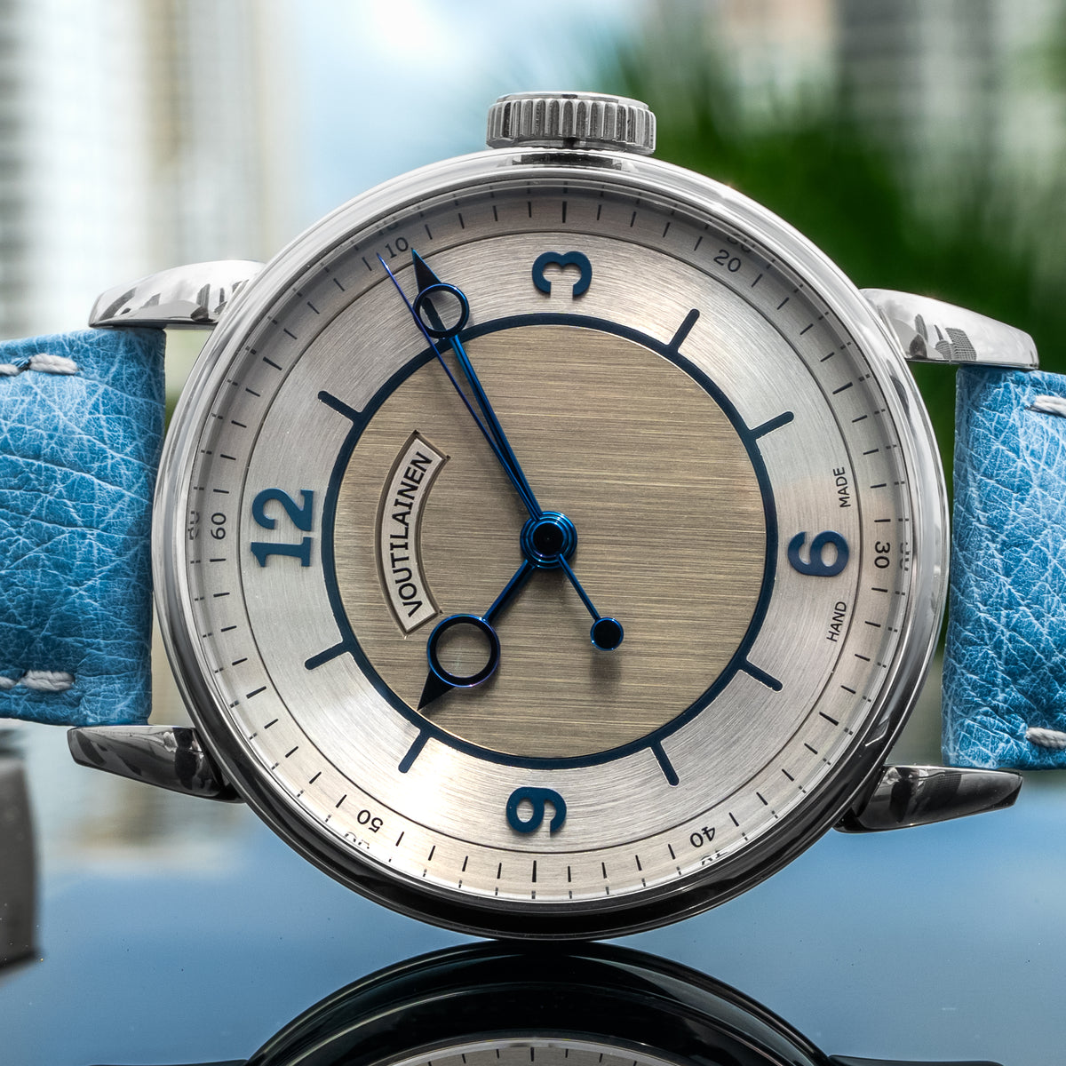 Kari Voutilainen 28SC-AC "Sector Dial" Stainless Steel 38.5mm