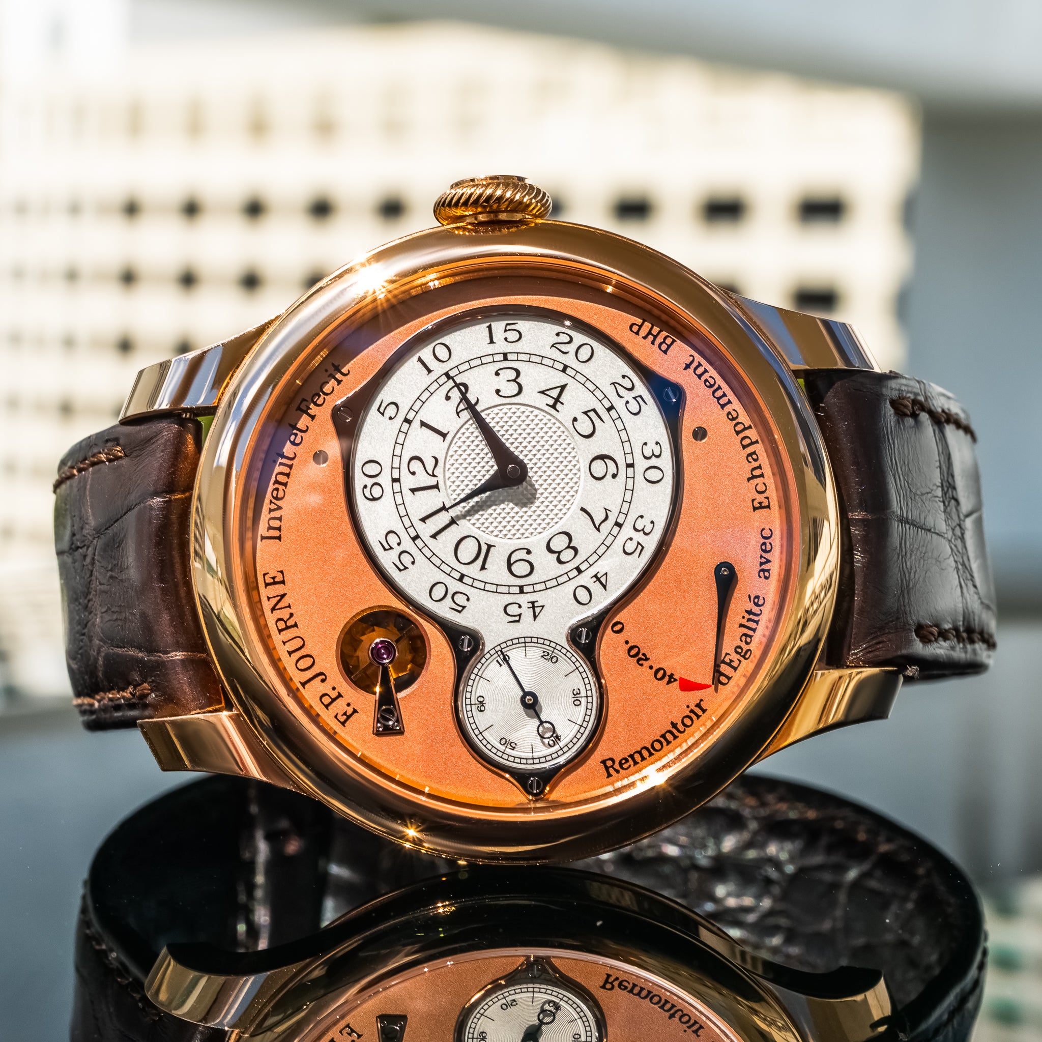 F.P. Journe Chronomètre Optimum Rose Gold Salmon Dial 42mm