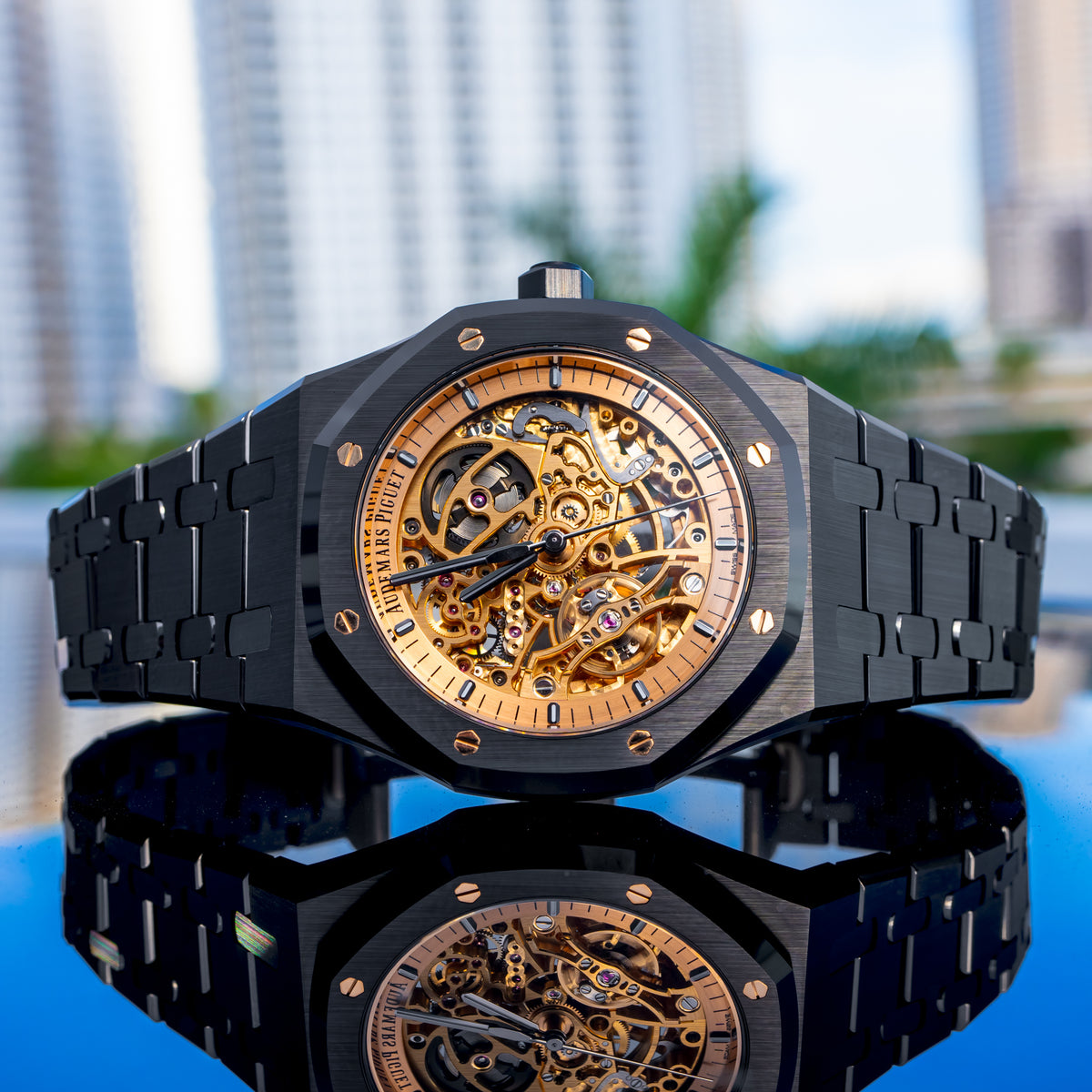 Audemars Piguet 15416CE Double Balance Wheel Openworked Black Ceramic