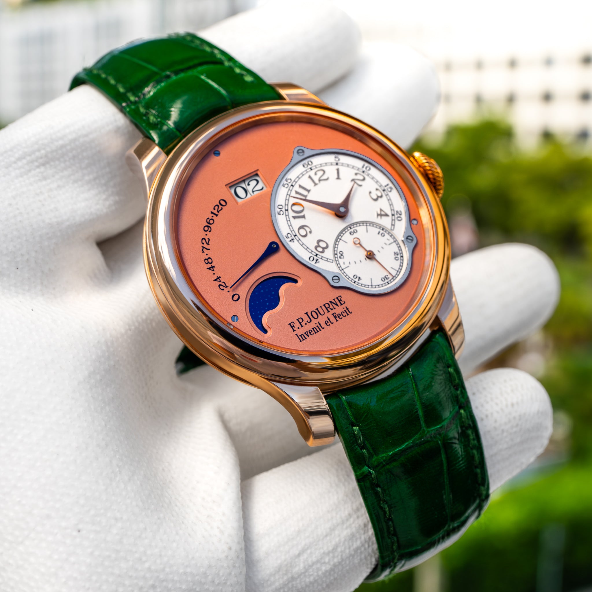 F.P. Journe Octa Lune Rose Gold Salmon 40mm