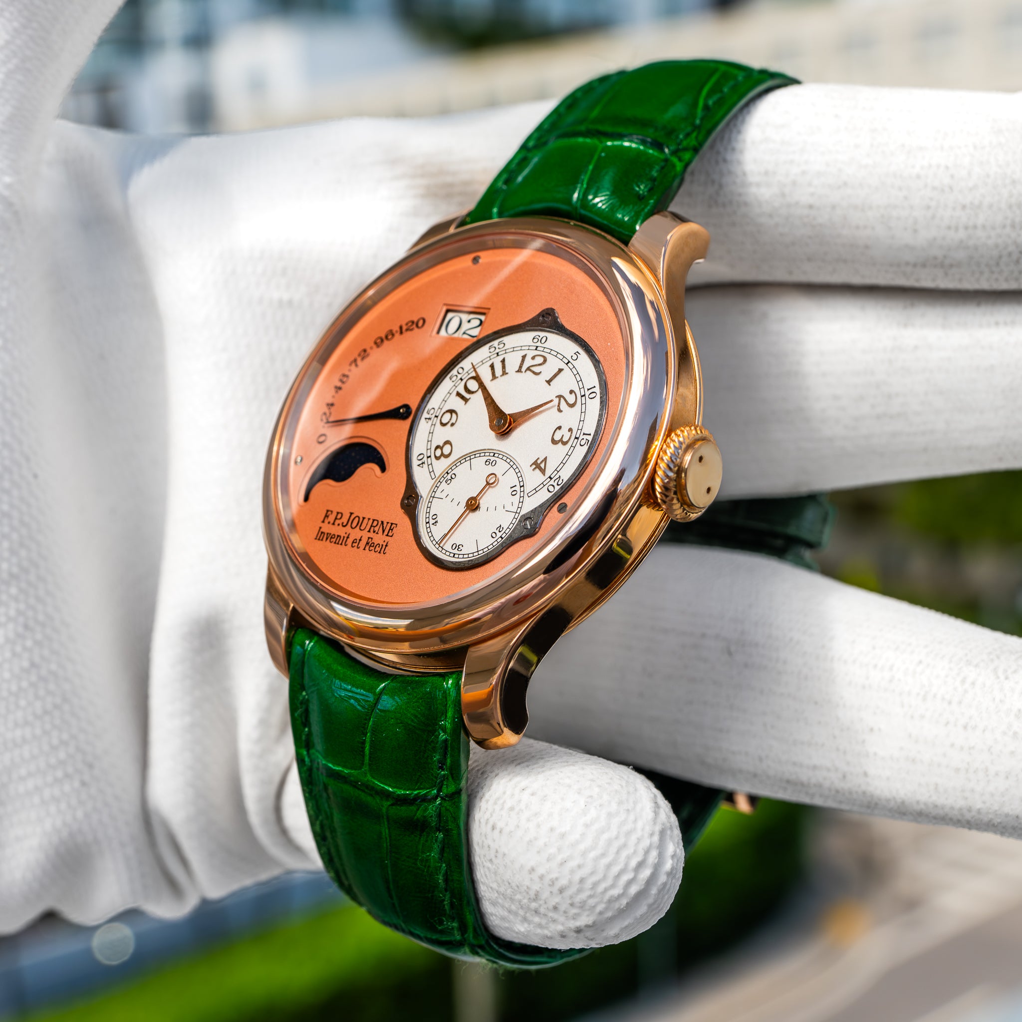 F.P. Journe Octa Lune Rose Gold Salmon 40mm