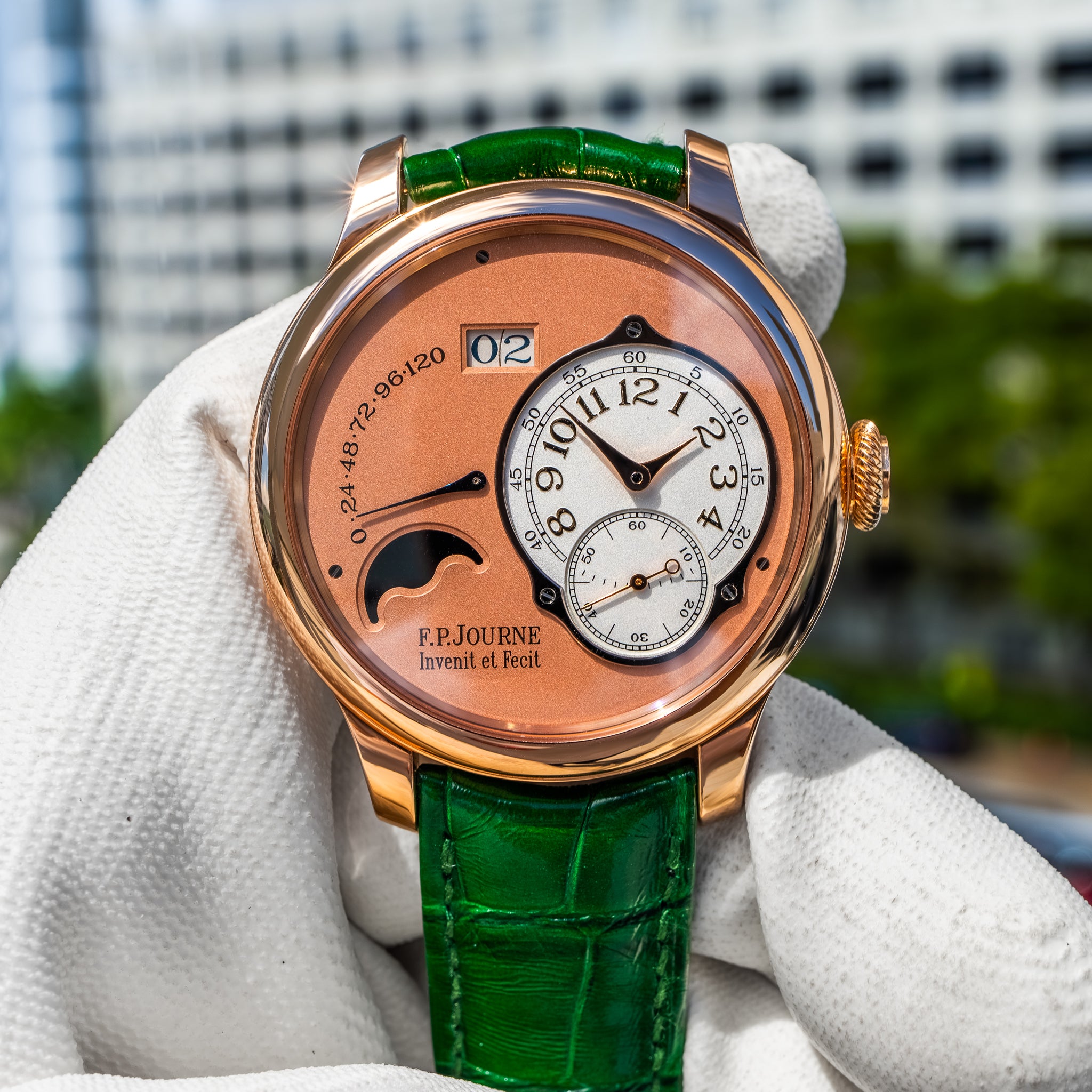 F.P. Journe Octa Lune Rose Gold Salmon 40mm