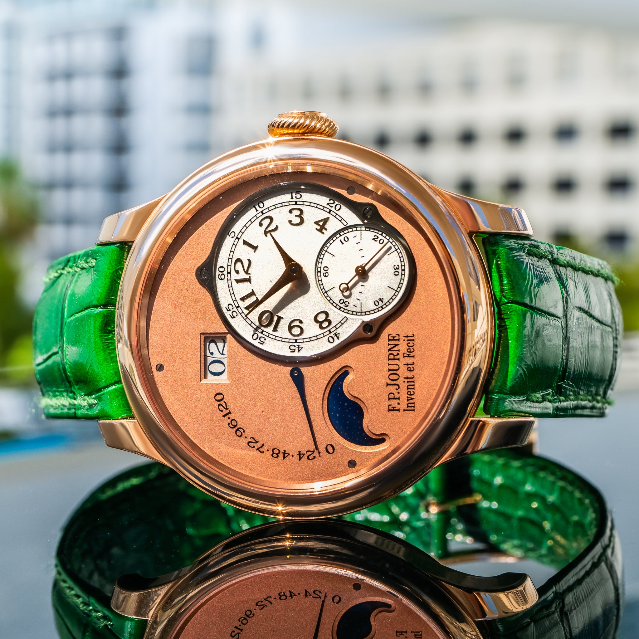 F.P. Journe Octa Lune Rose Gold Salmon 40mm