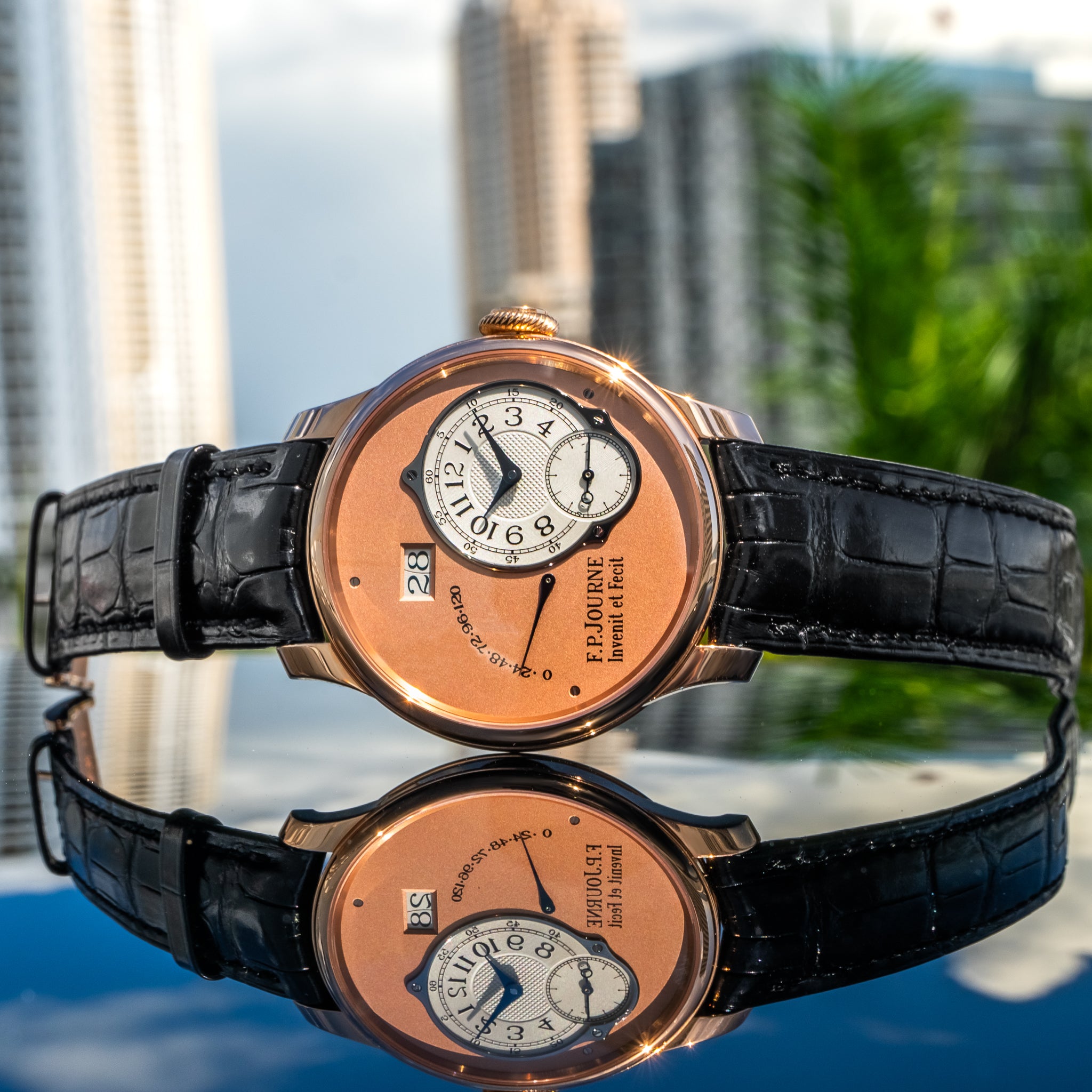 F.P. Journe Octa Automatique Rose Gold Salmon Dial 40mm