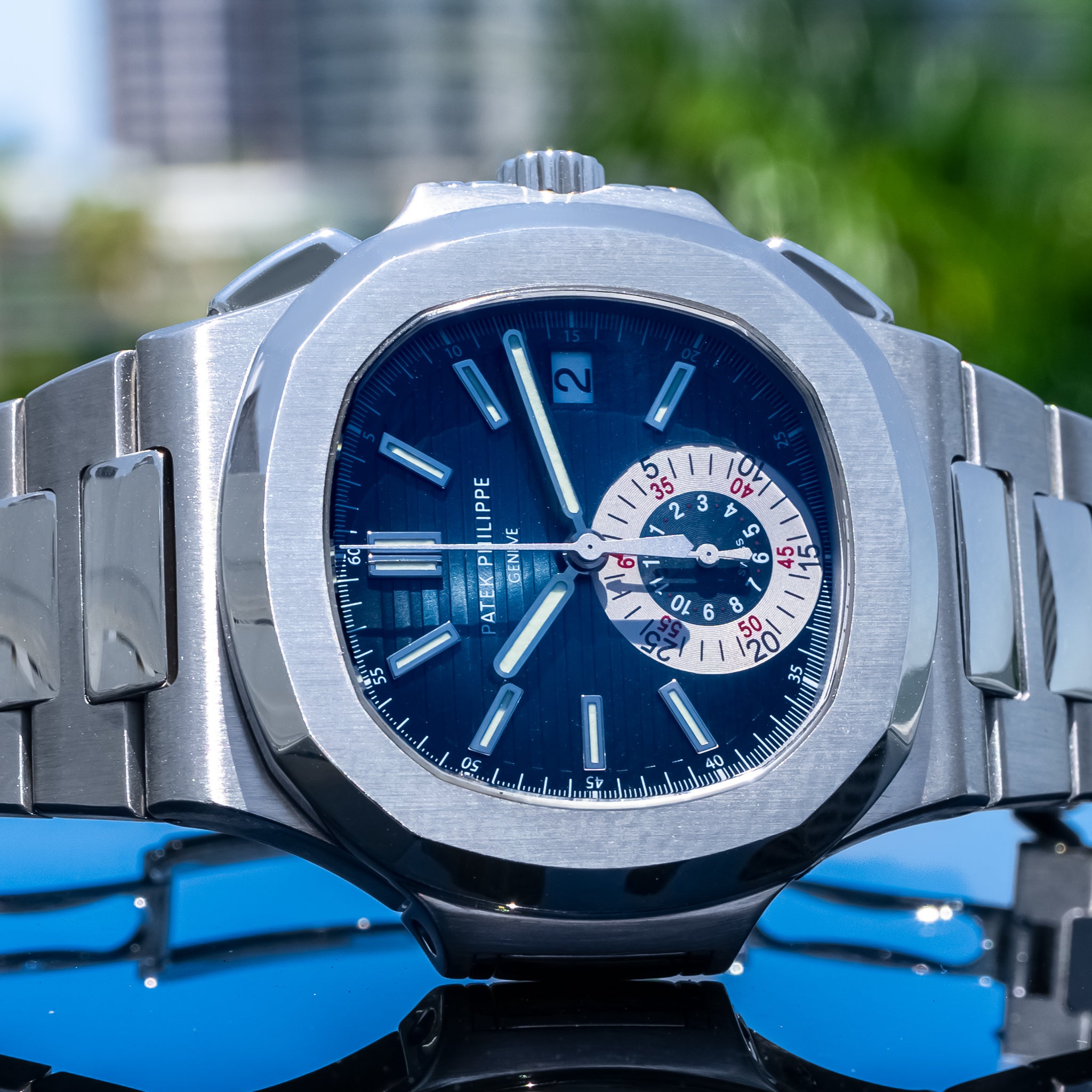 2007 Patek Philippe 5980/1A Nautilus Travel Time Chronograph