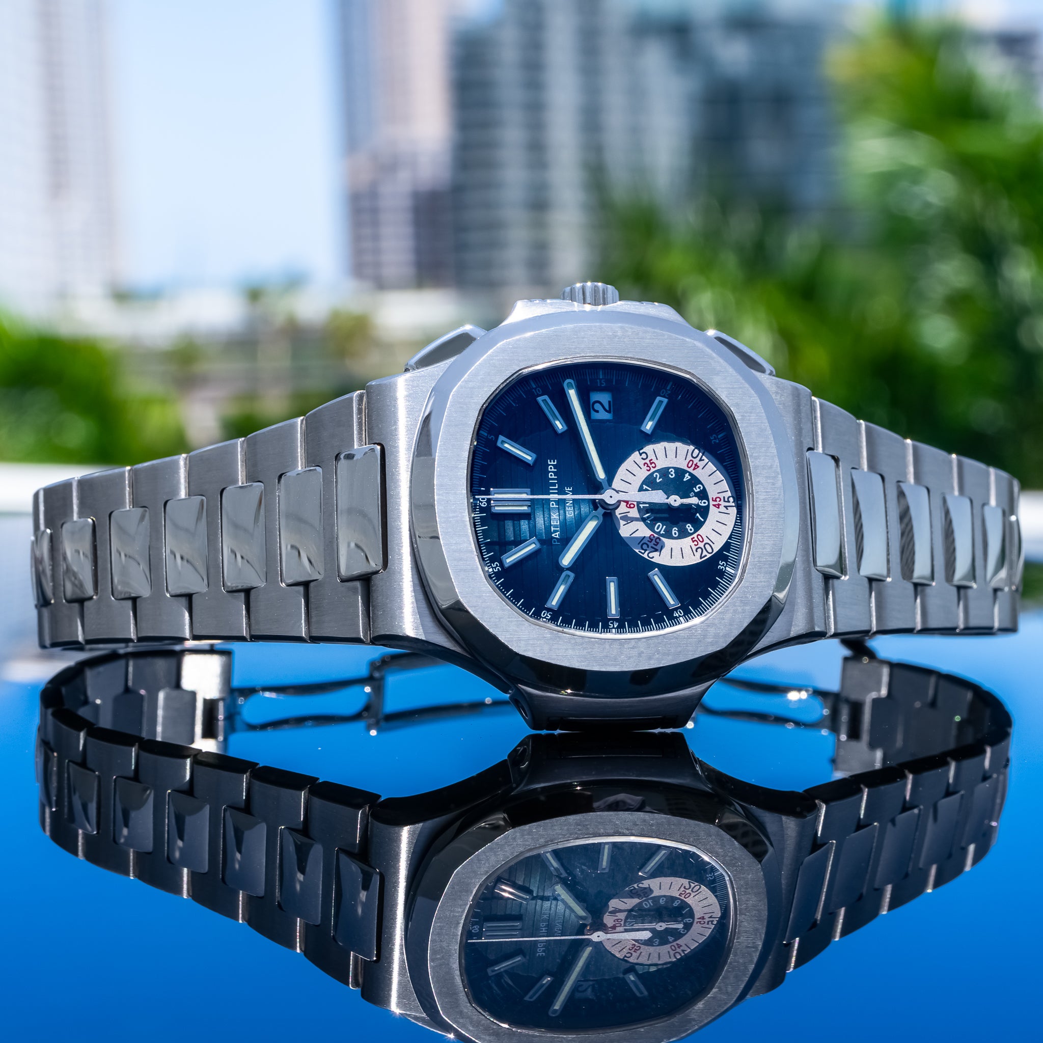 2007 Patek Philippe 5980/1A Nautilus Travel Time Chronograph