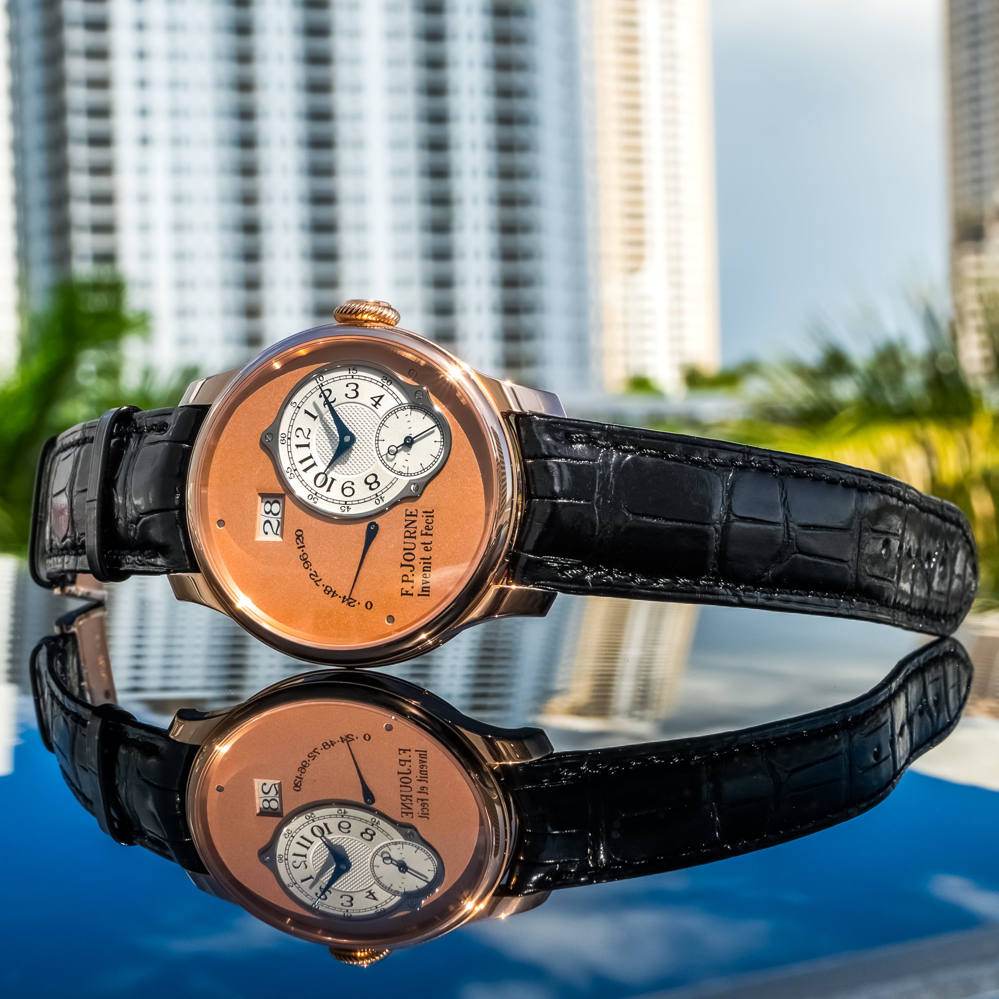 F.P. Journe Octa Automatique Rose Gold Salmon Dial 40mm