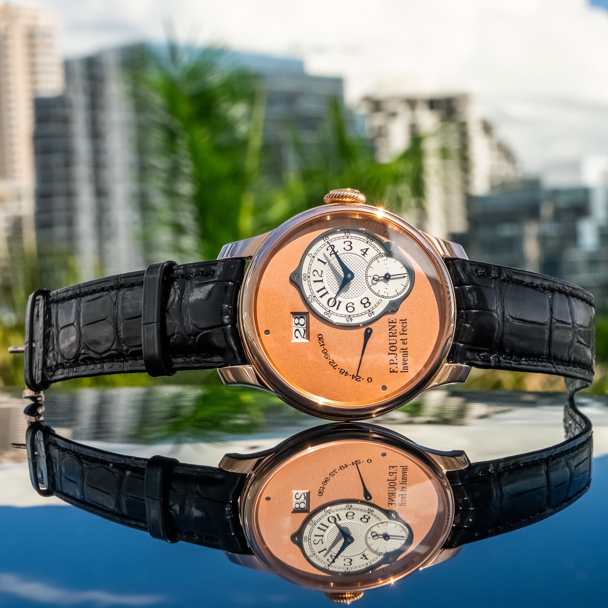 F.P. Journe Octa Automatique Rose Gold Salmon Dial 40mm