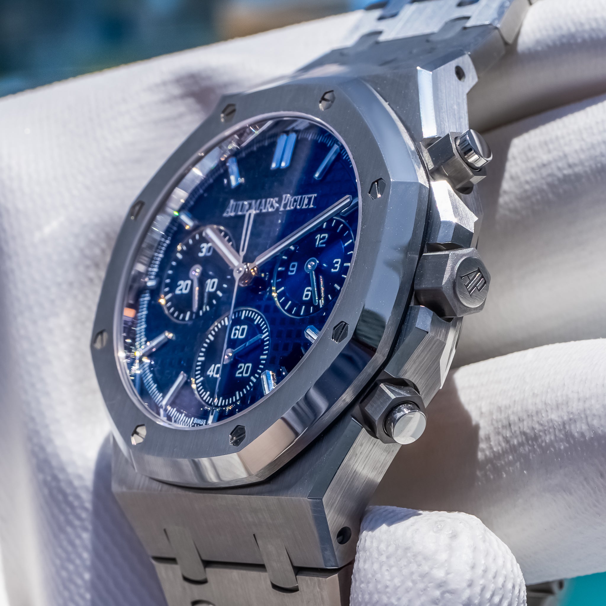 2024 Audemars Piguet Royal Oak Chronograph Blue 26240ST 41mm